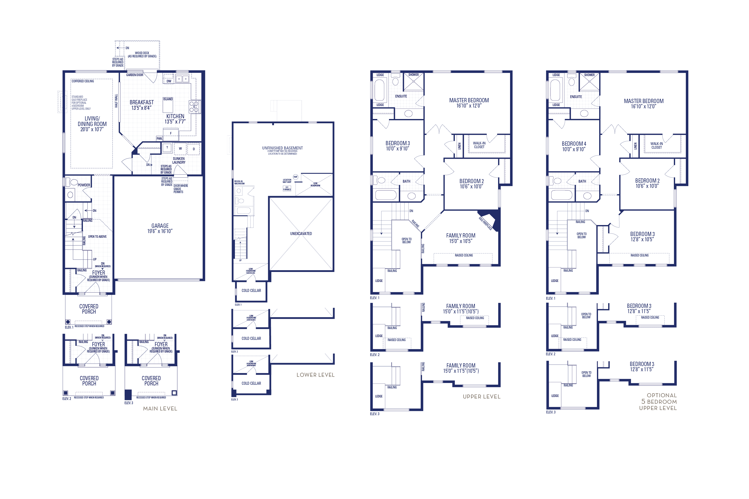 Bentley 1 Elev. 2 Floorplan