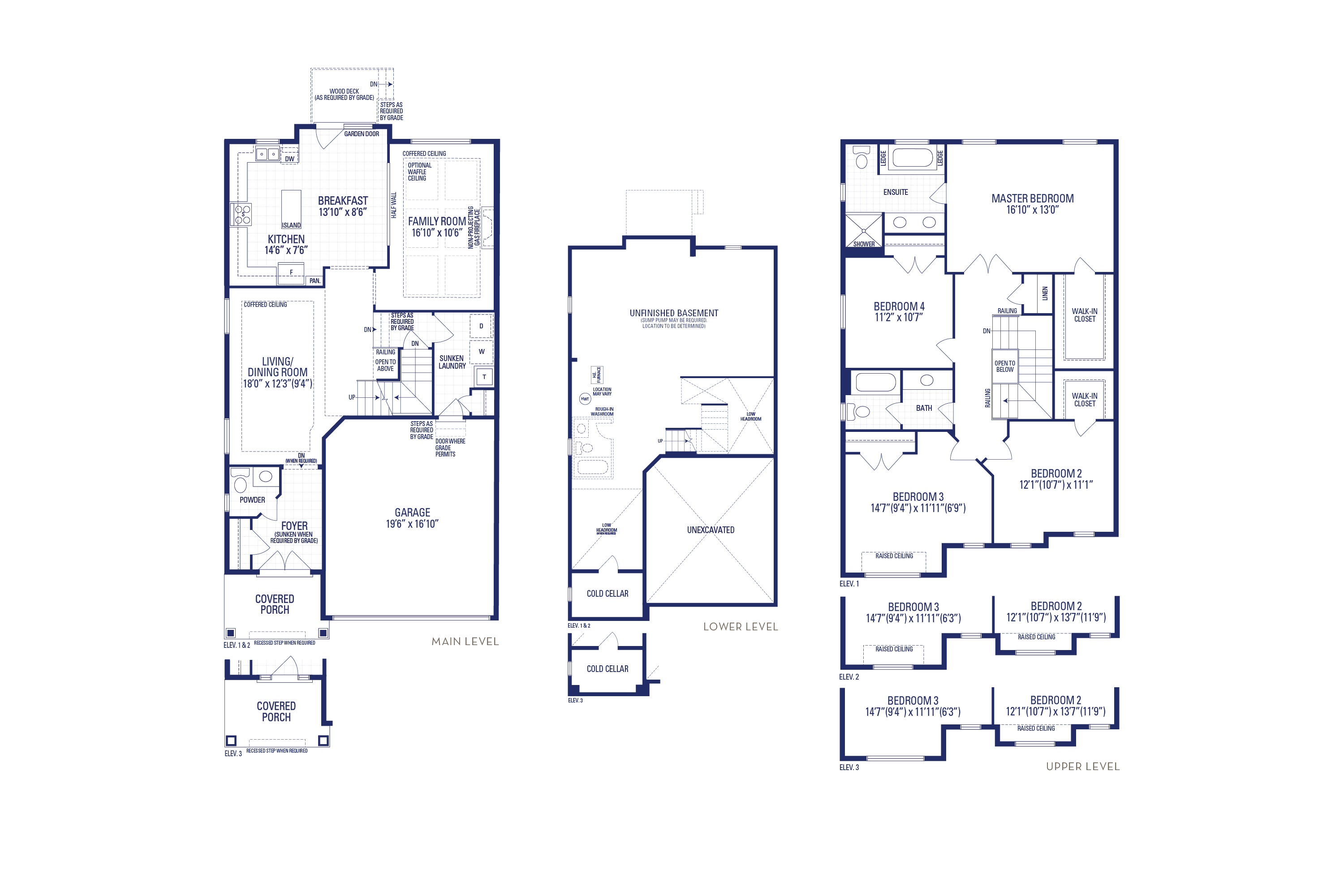 Bentley 2 Elev. 3 Floorplan
