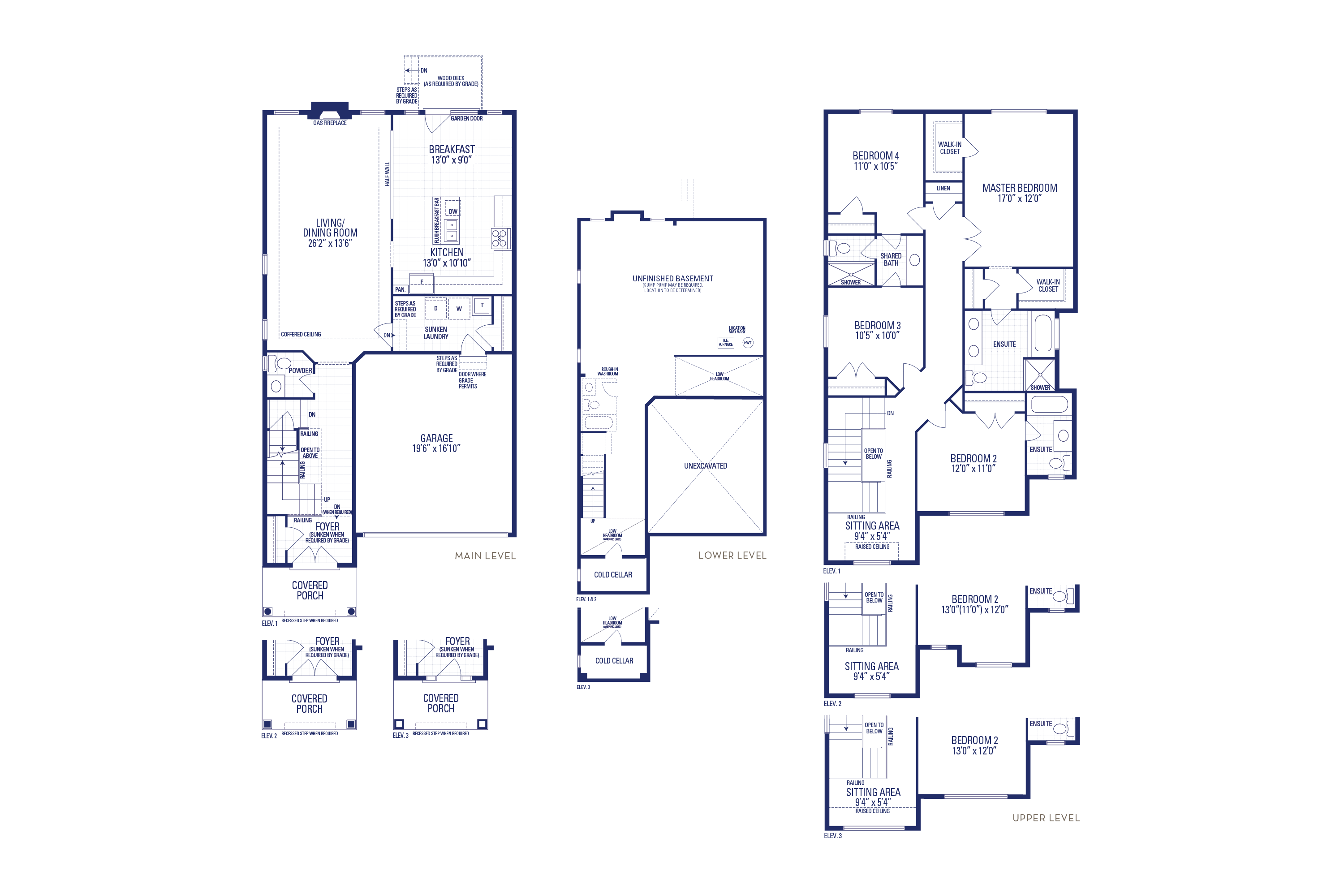 Bentley 3 Elev. 3 Floorplan