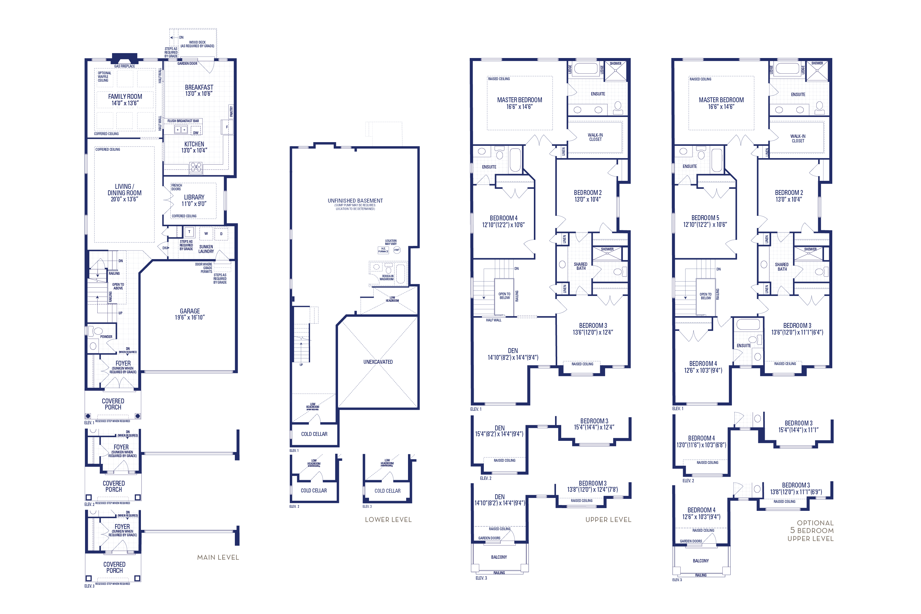 Bentley 7 Elev. 3 Floorplan