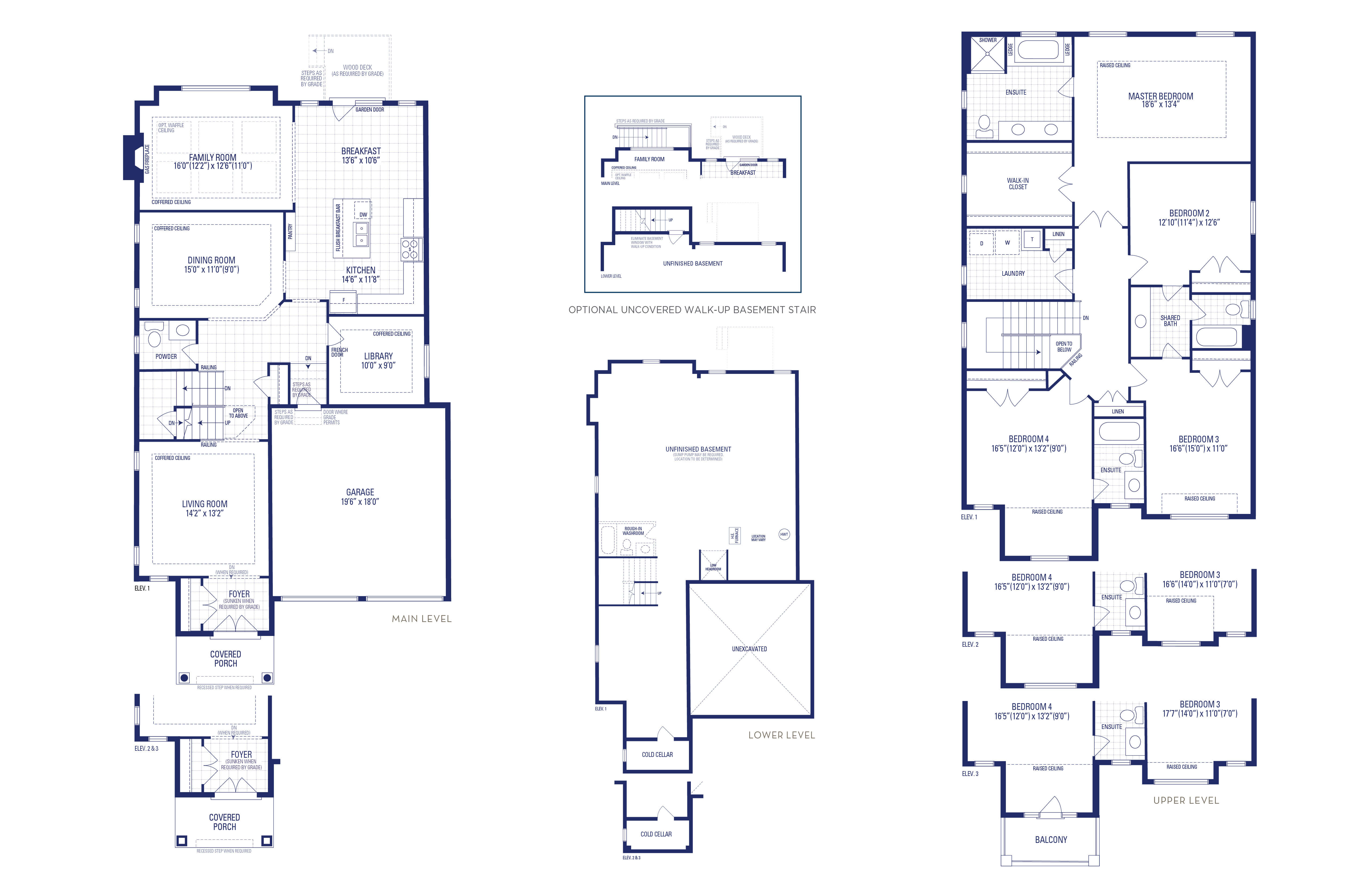 Carnegie 40A Elev. 3 Floorplan