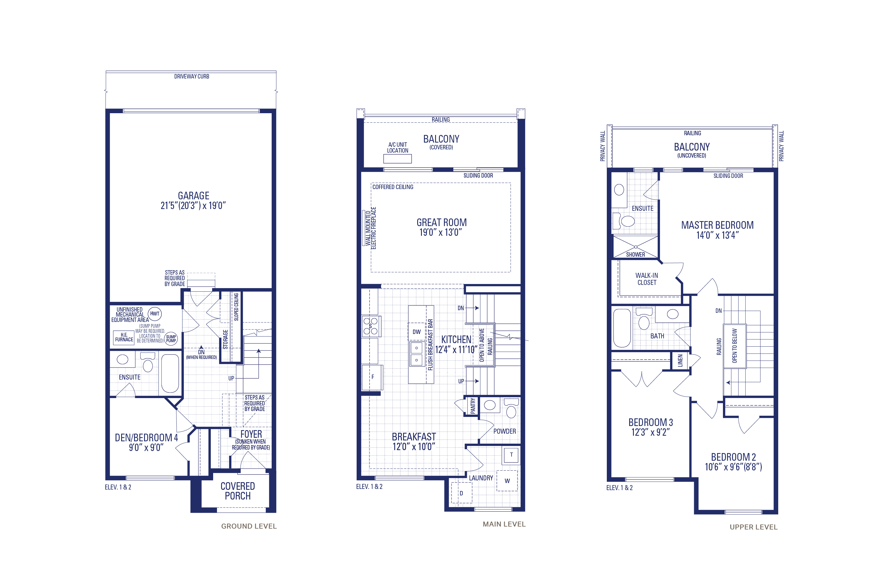 Coral 1 Elev. 2 Floorplan