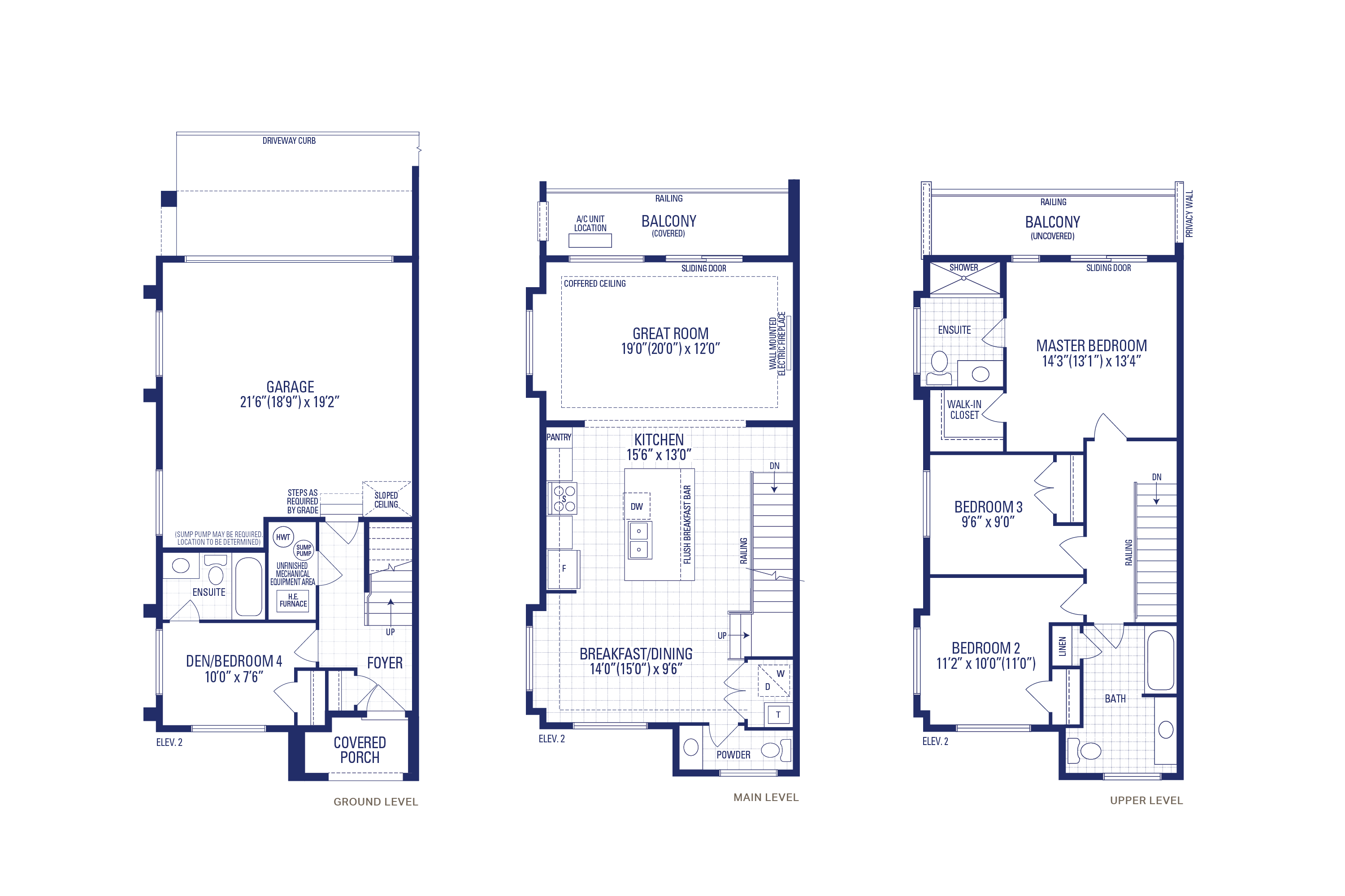 Coral 30 Elev. 2 Flankage Floorplan