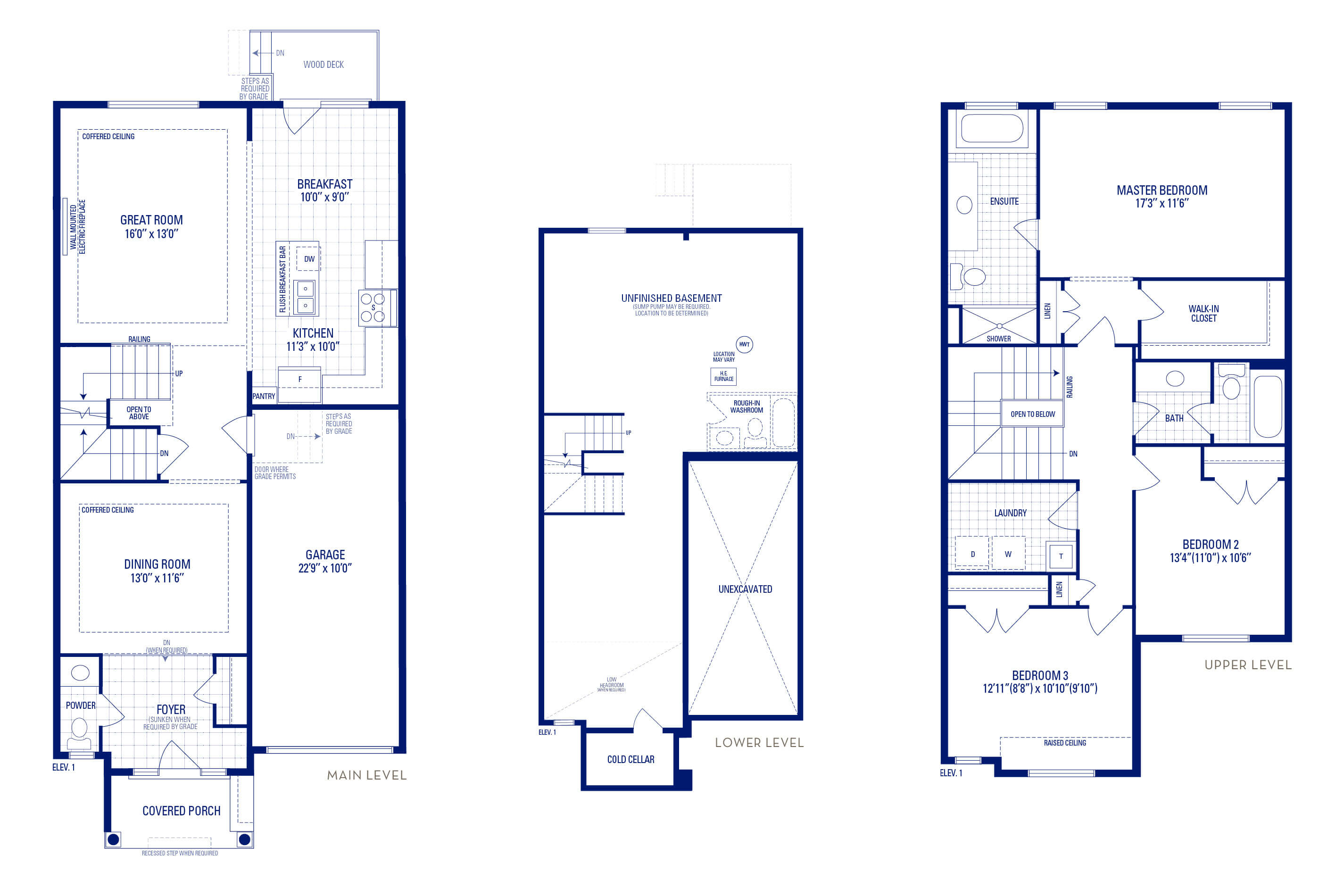 Elora 02 Elev. 1 Floorplan