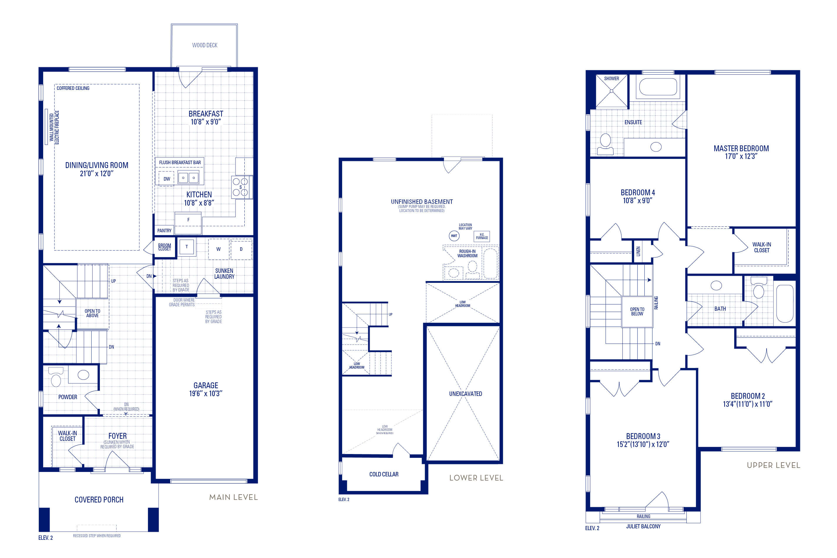 Elora 03 Elev. 2 Floorplan