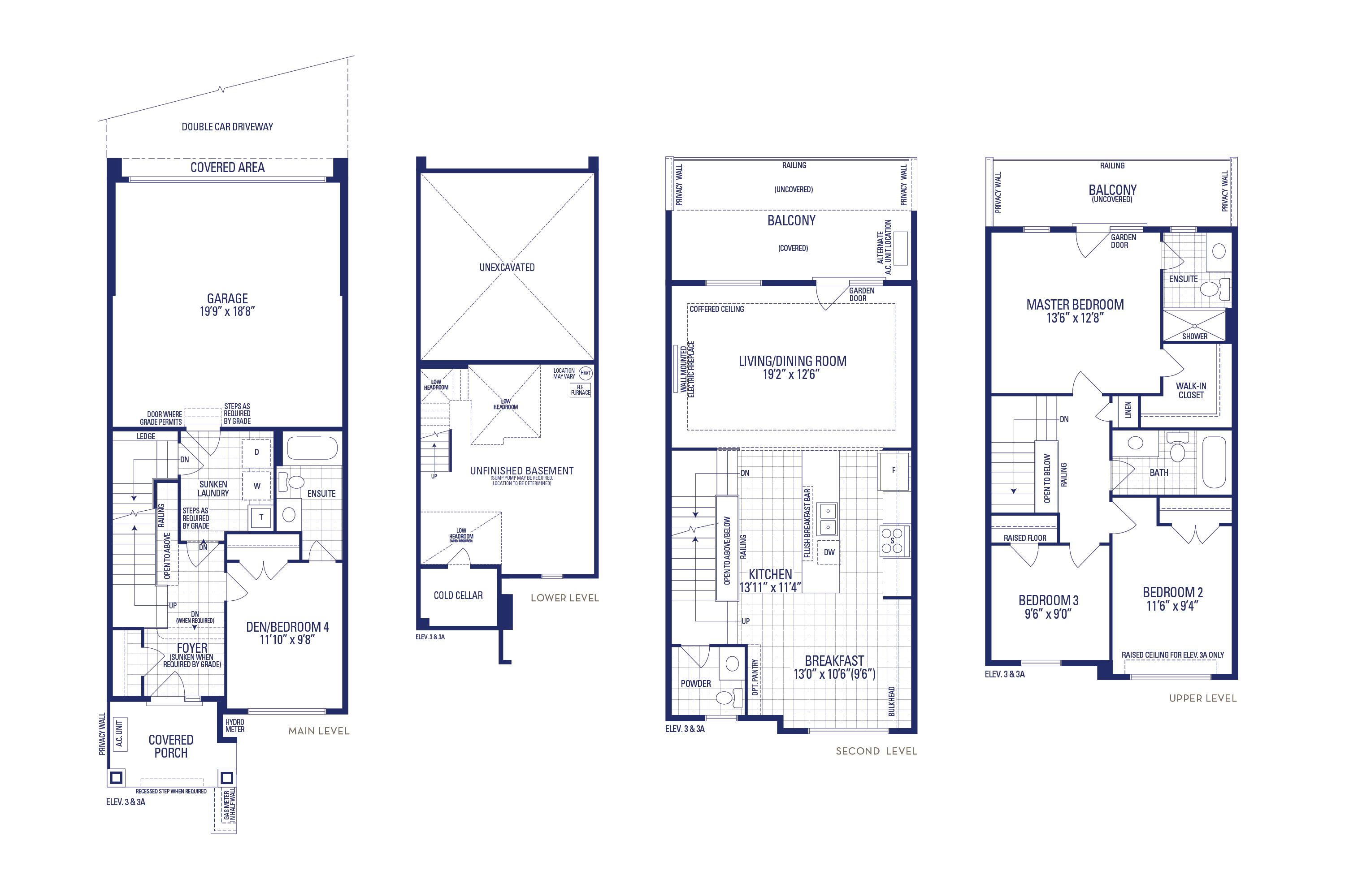 Encore 1 Elev. 3 Floorplan