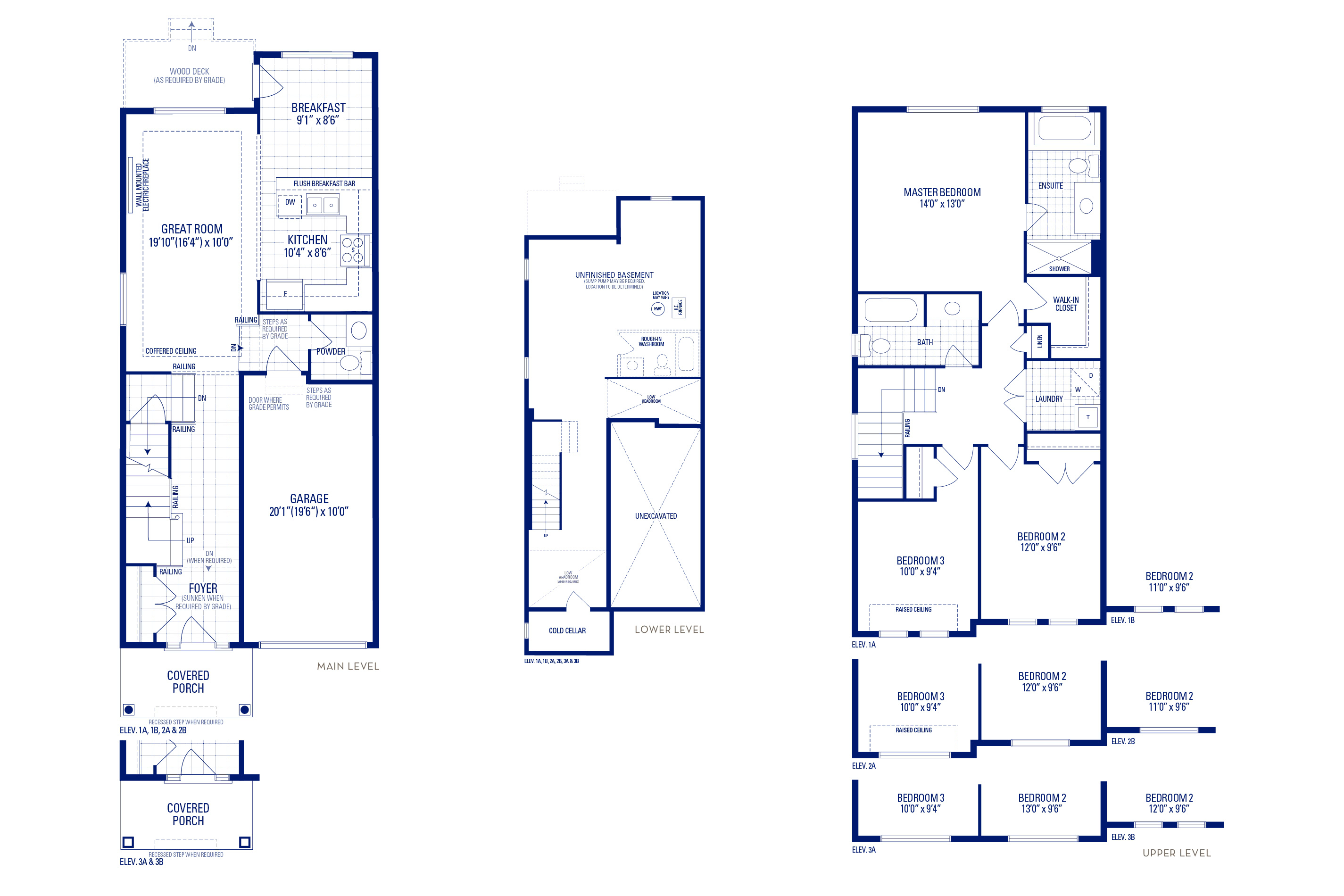 Glendale 2 Elev. 2B Floorplan