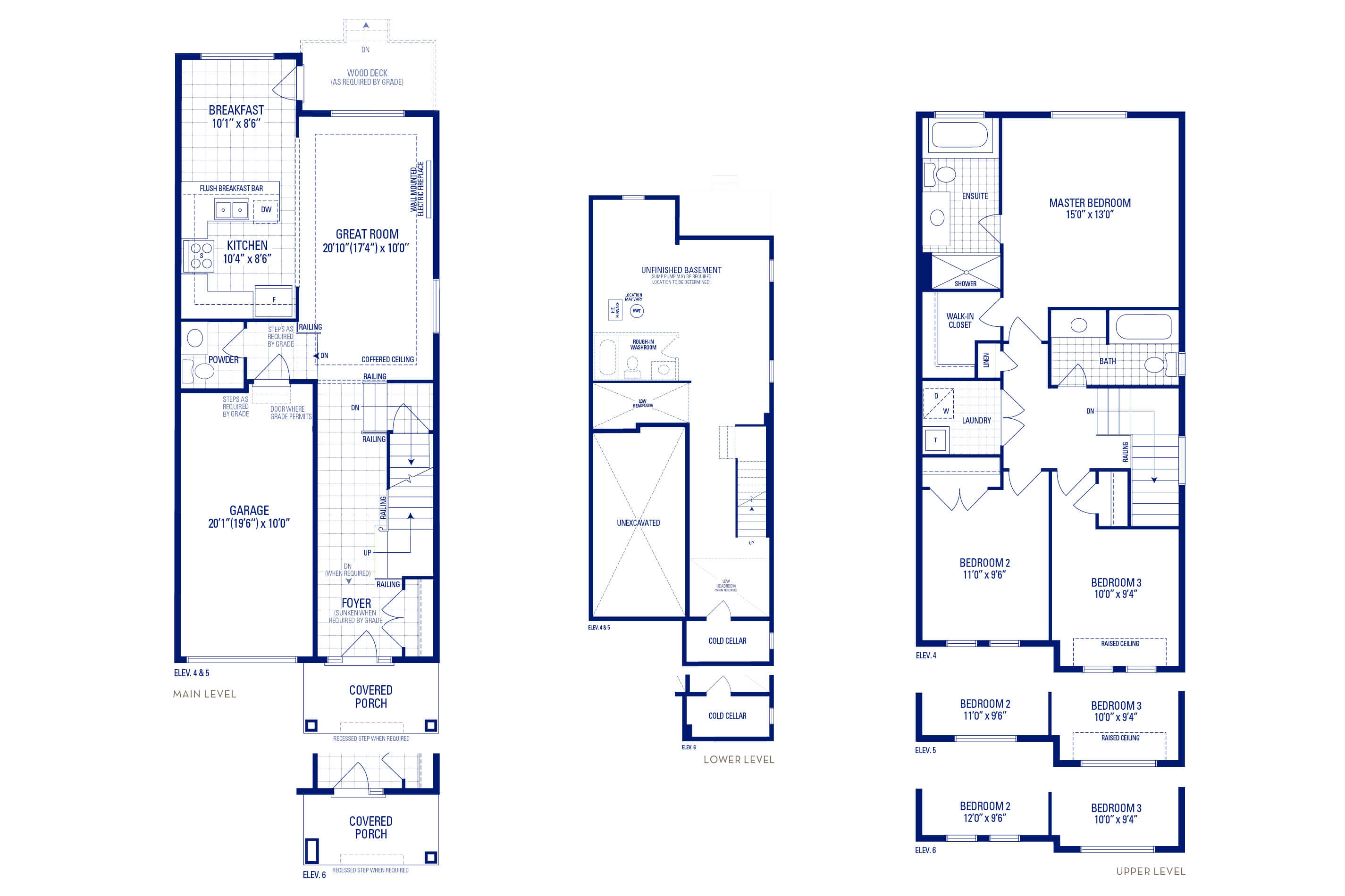 Glendale 2A Elev. 6 Floorplan