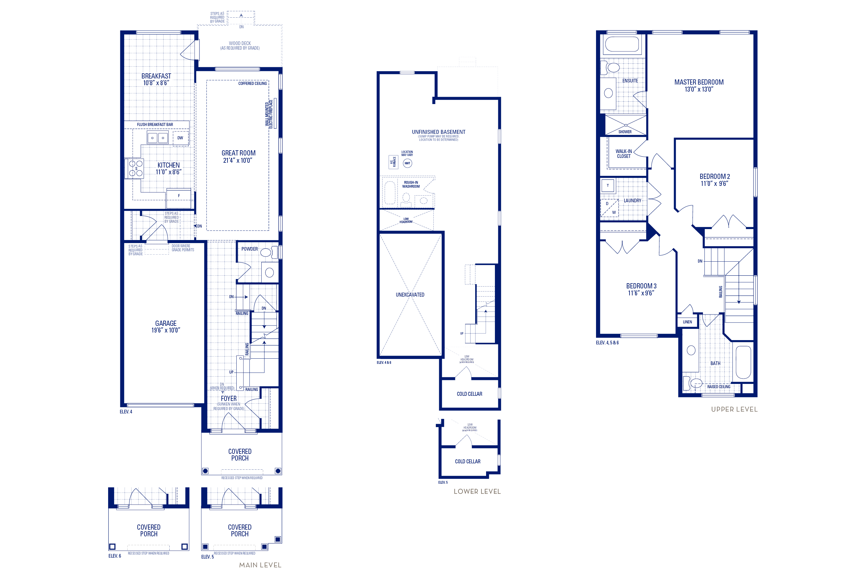 Glendale 3 Elev. 4 Floorplan