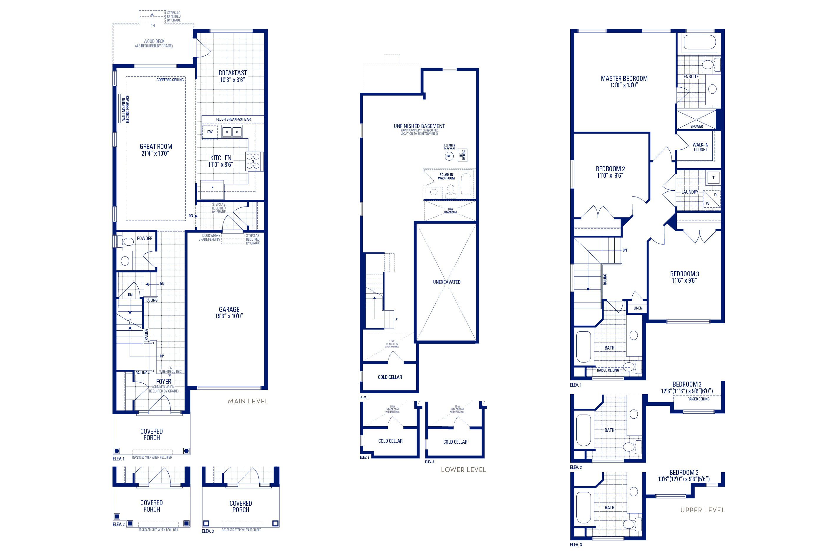 Glendale 3 Elev. 3 Floorplan