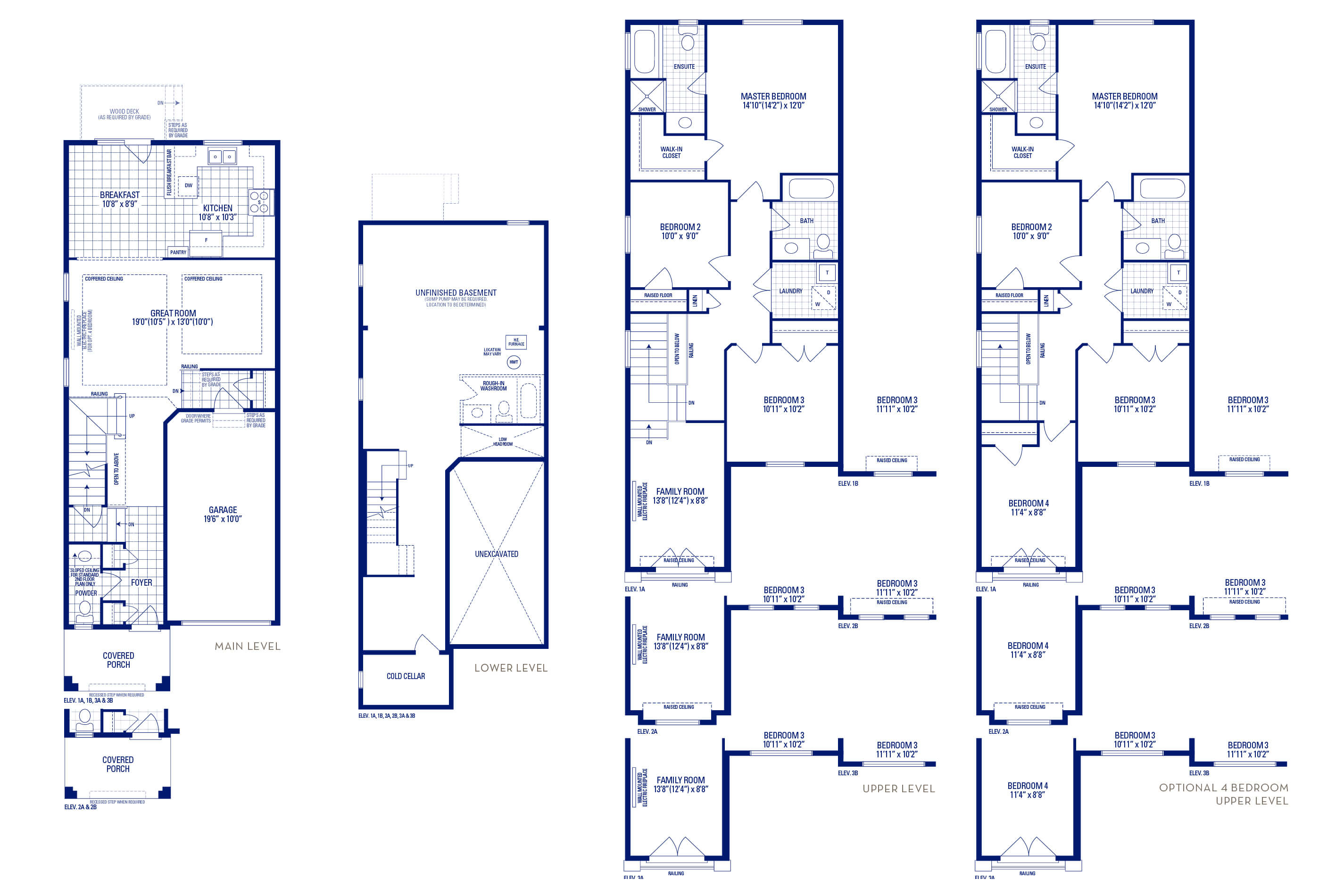 Glendale 4 Elev. 2B Floorplan