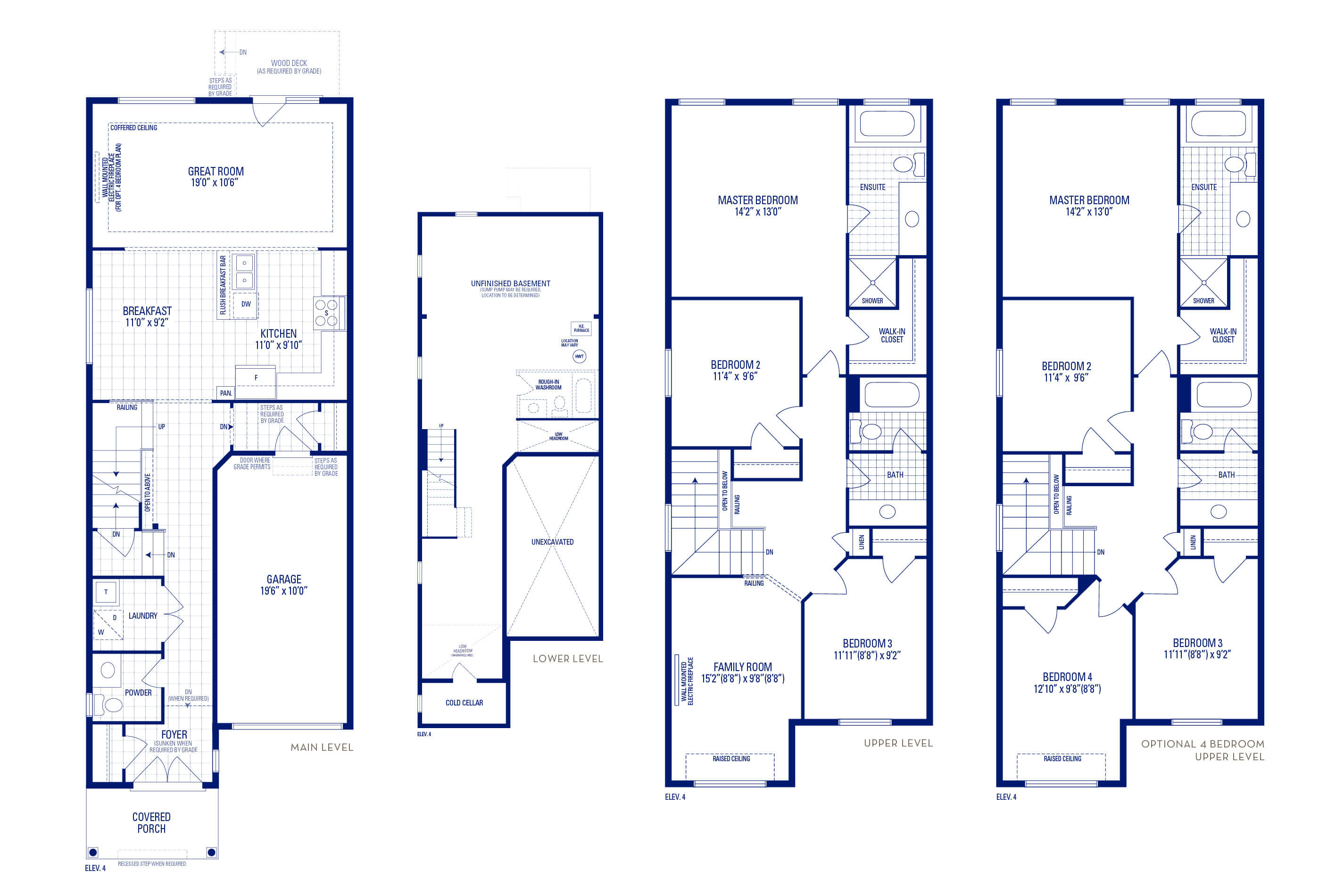 Glendale 5 Elev. 4 Floorplan