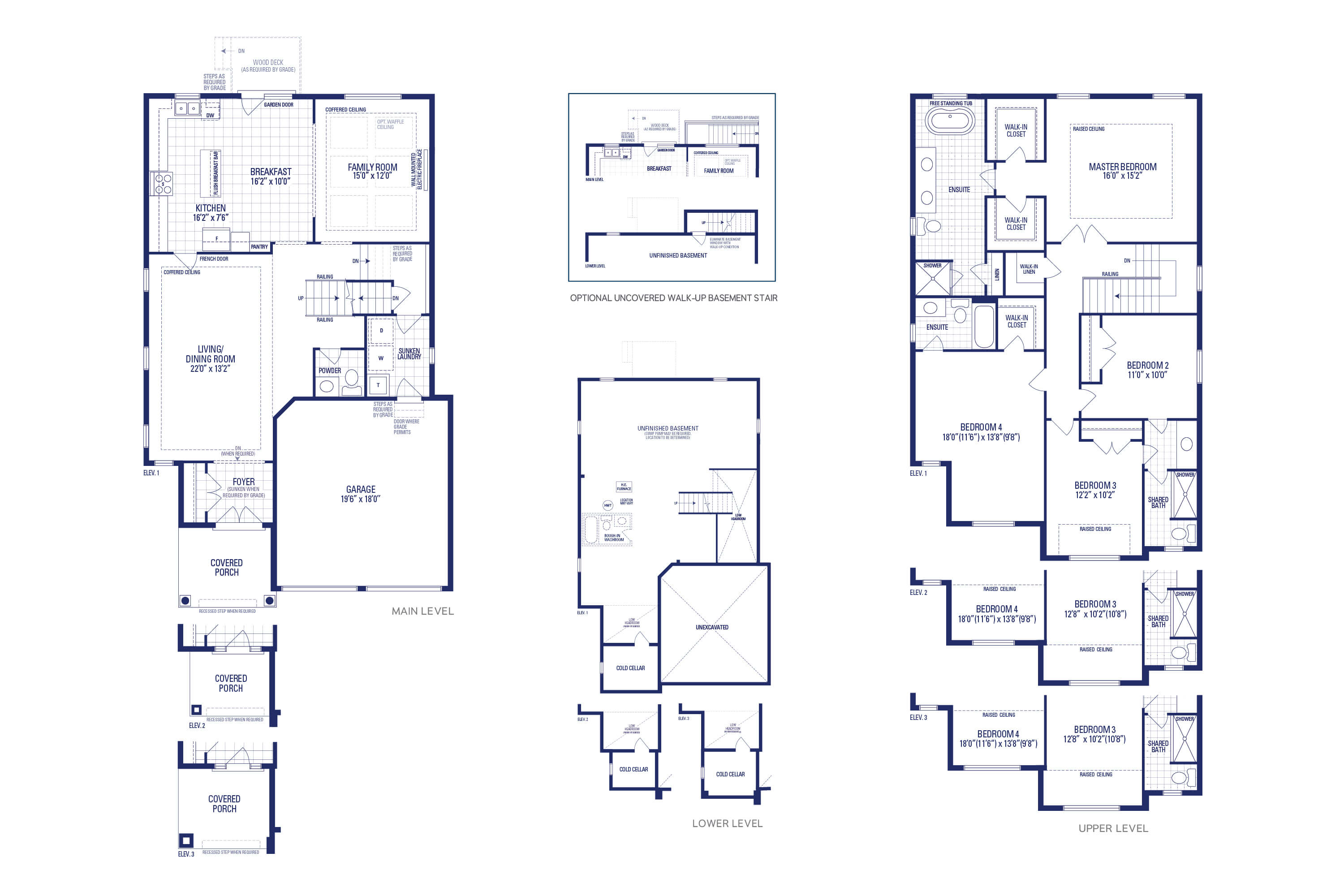 Grandview 1 Elev. 2 Floorplan