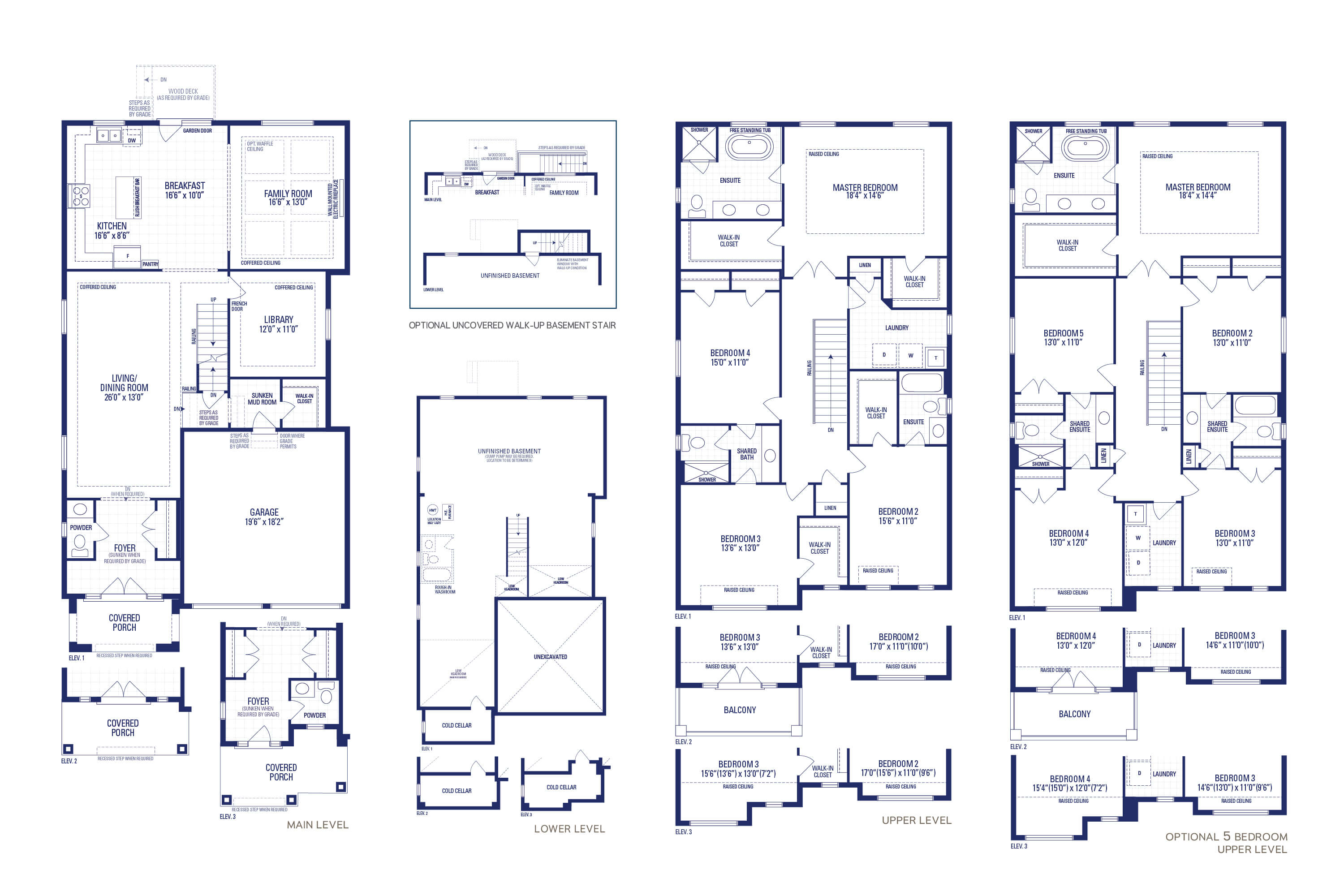 Grandview 4 Elev. 1 Floorplan