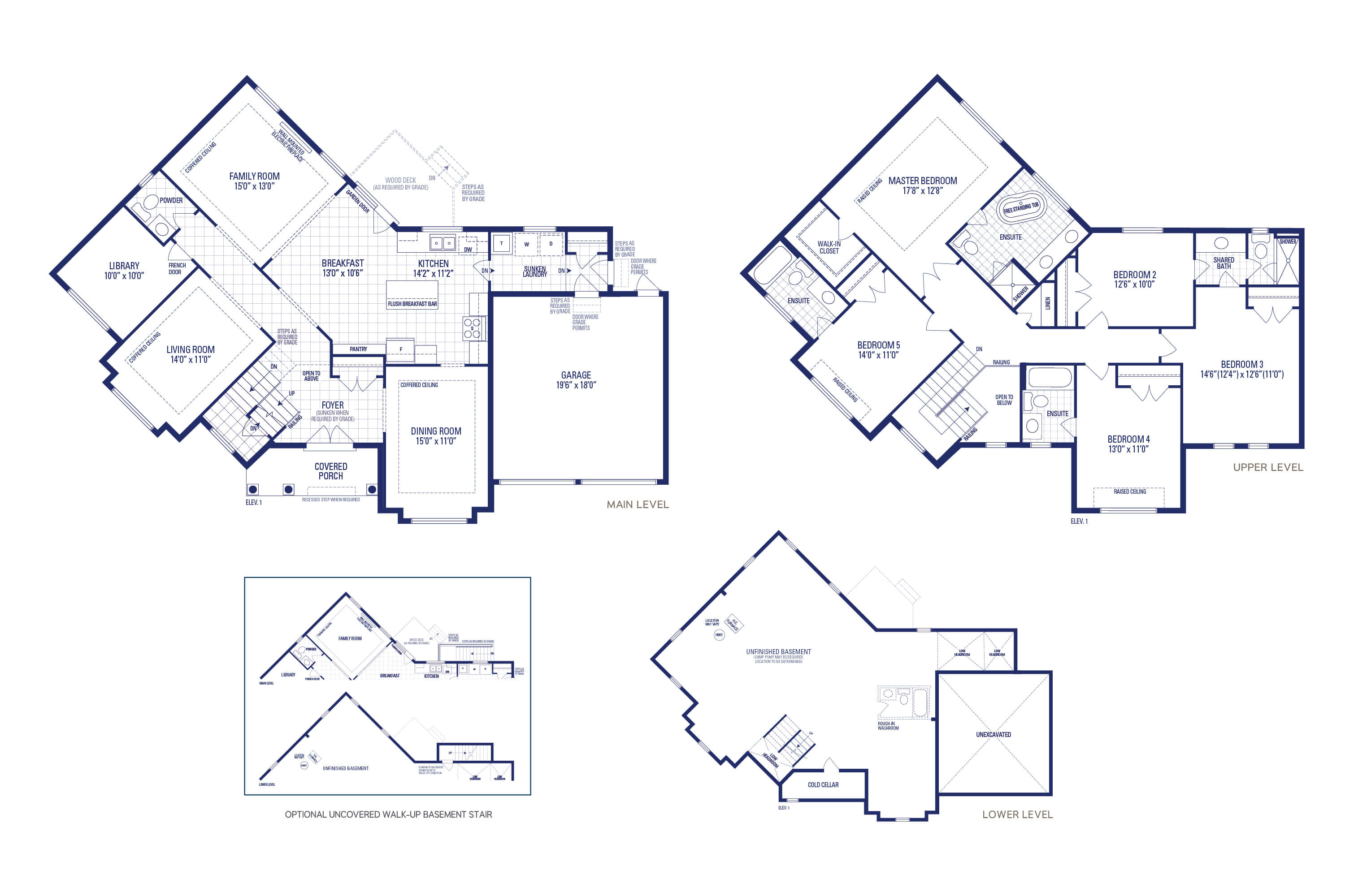 Grandview 5 Elev. 1 Floorplan