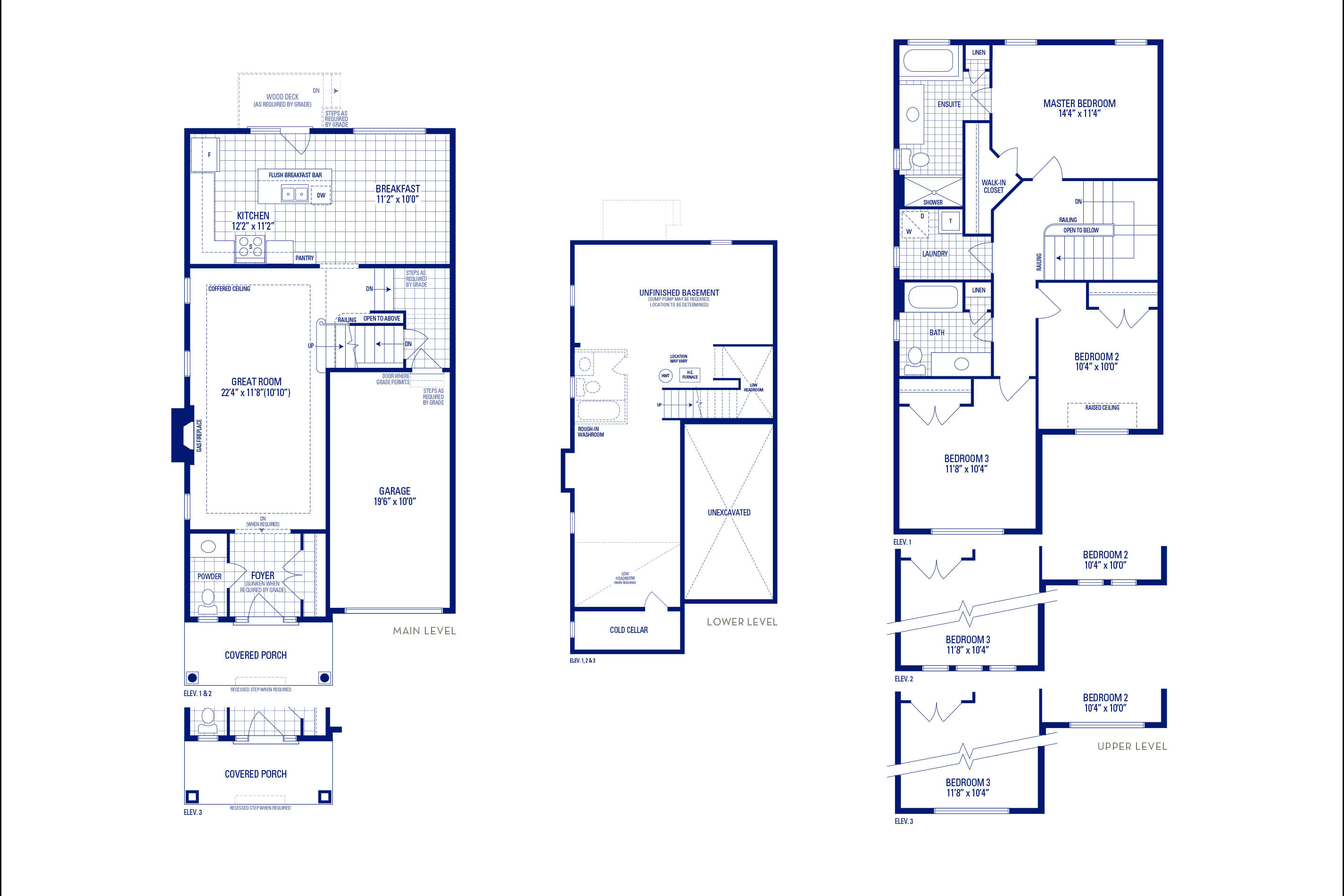 Heritage 1 Elev. 1 Floorplan