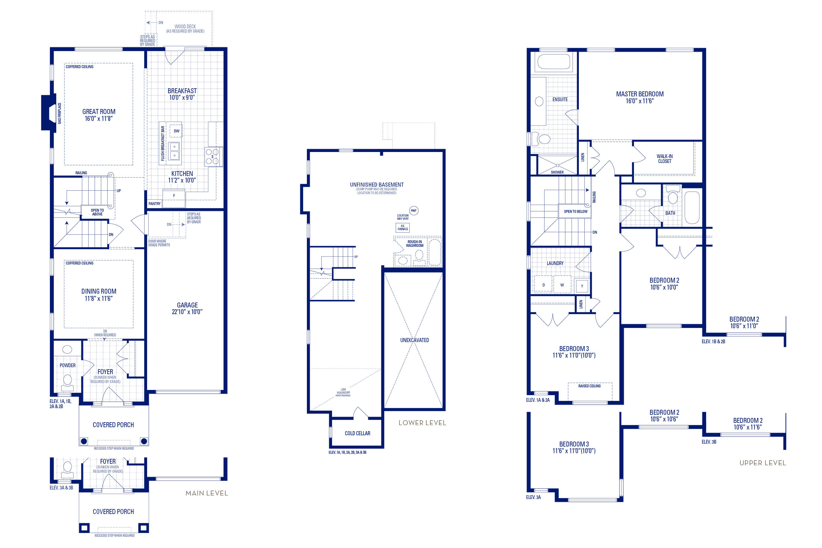 Heritage 2 Elev. 3B Floorplan