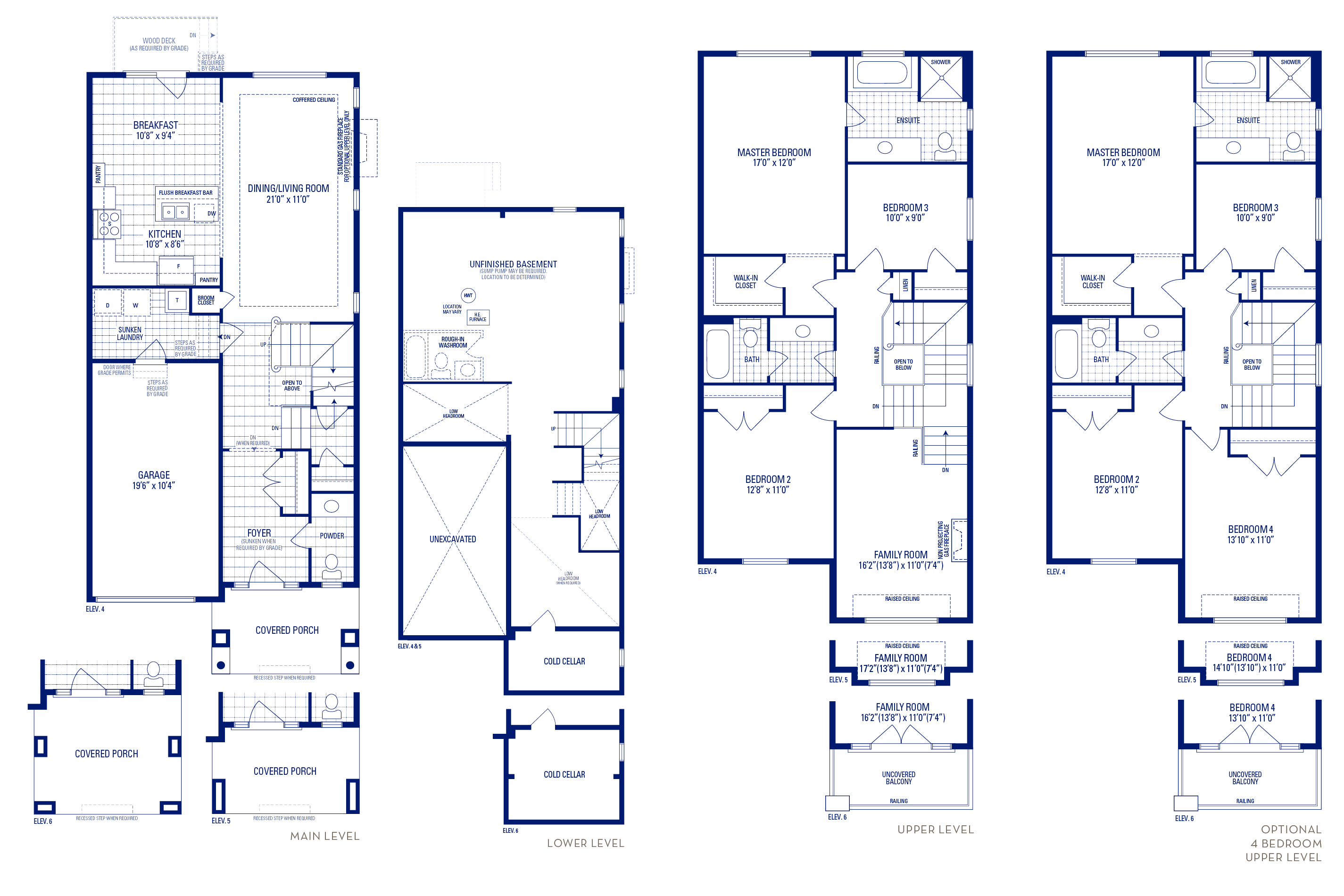 Heritage 3 Elev. 4 Floorplan