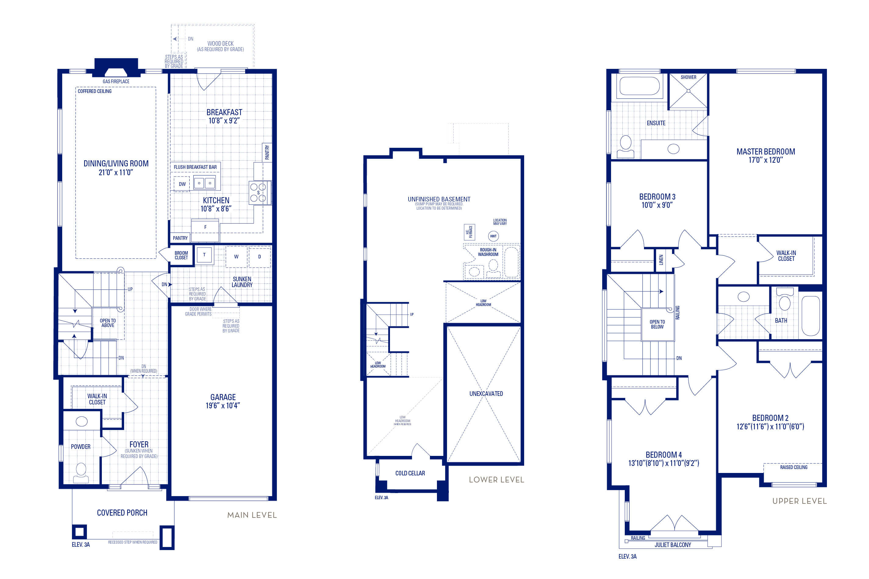 Heritage 30 Elev. 3A Floorplan