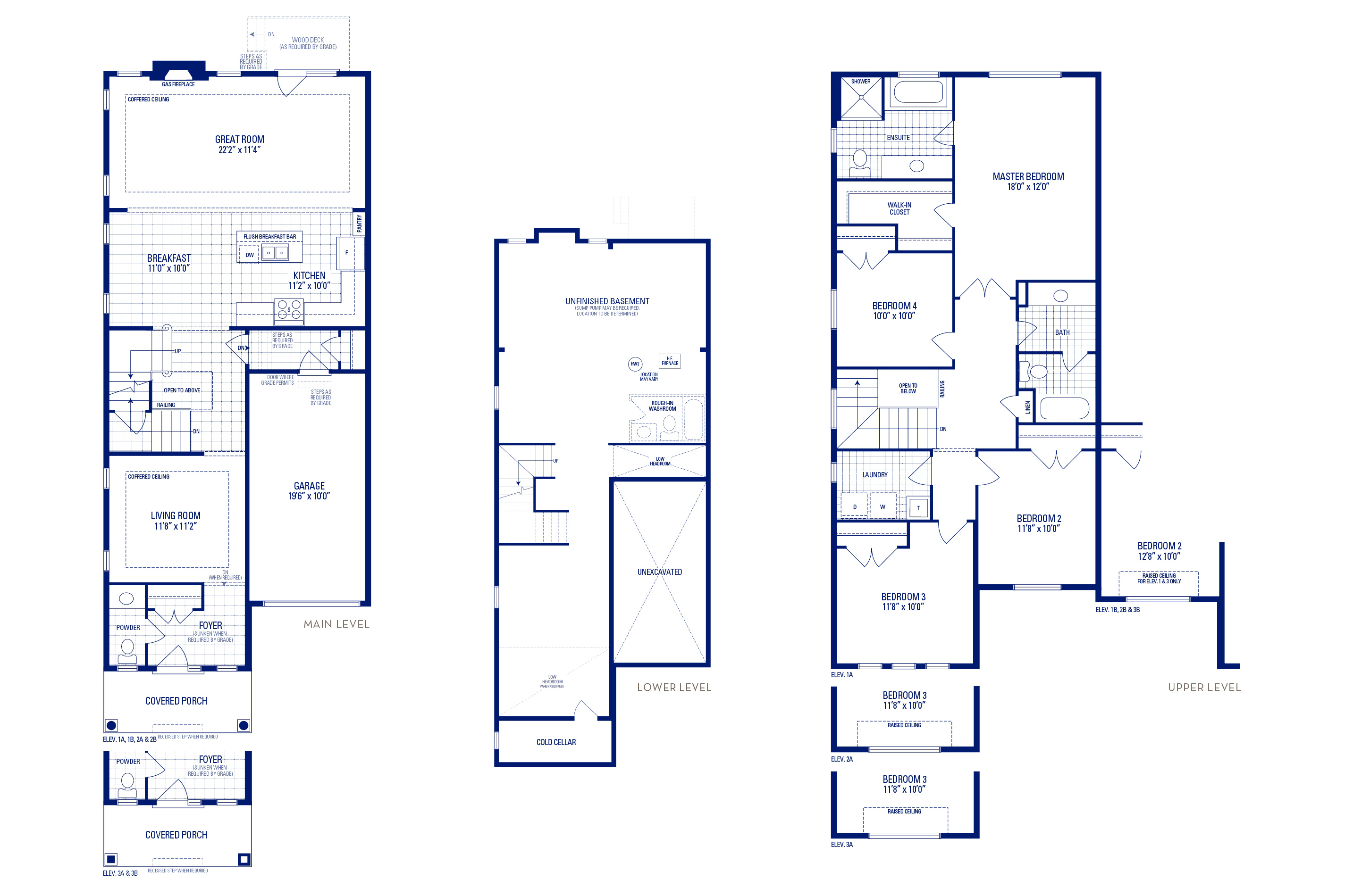 Heritage 4 Elev. 2B Floorplan