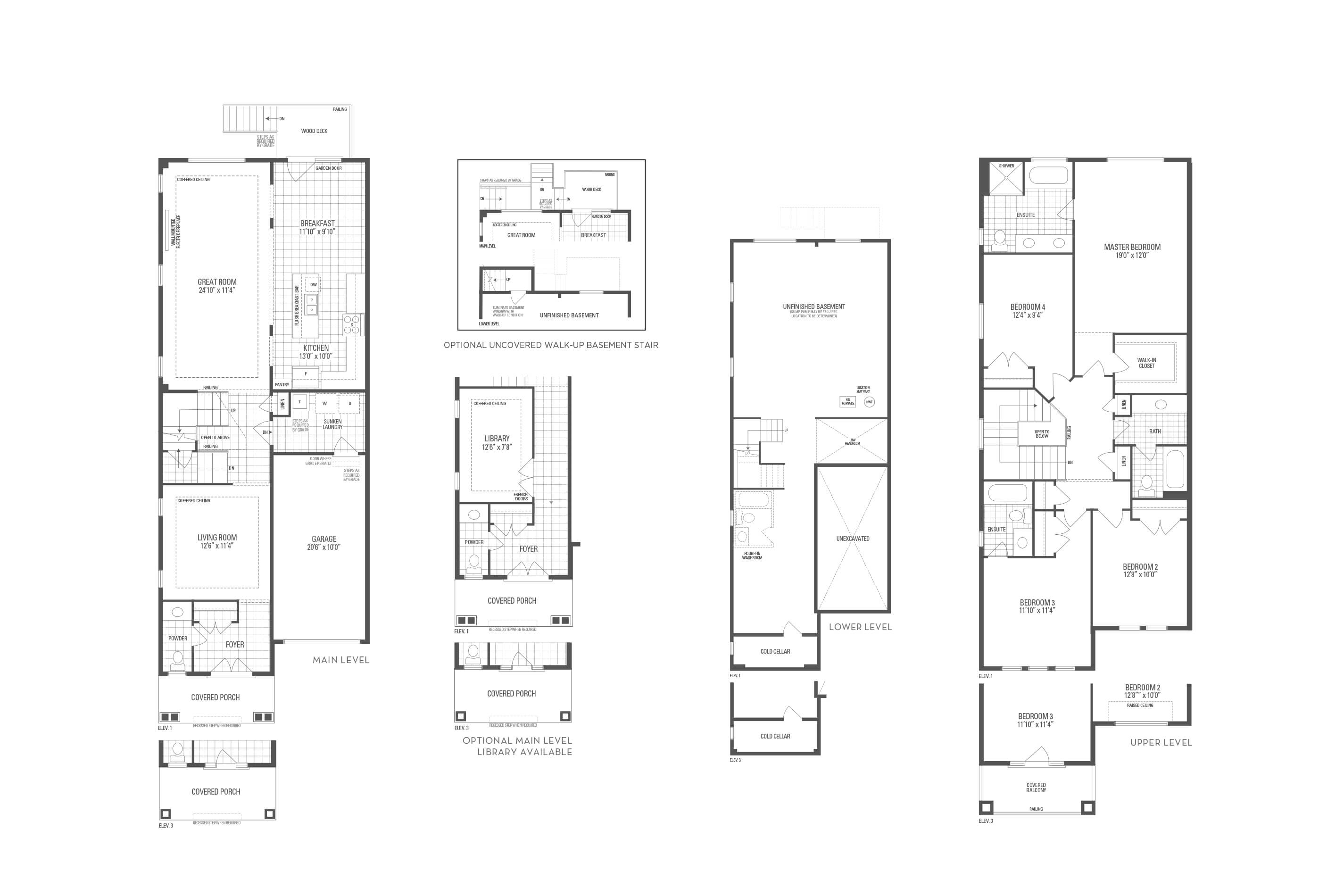 Heritage 50 Elev. 3 Floorplan