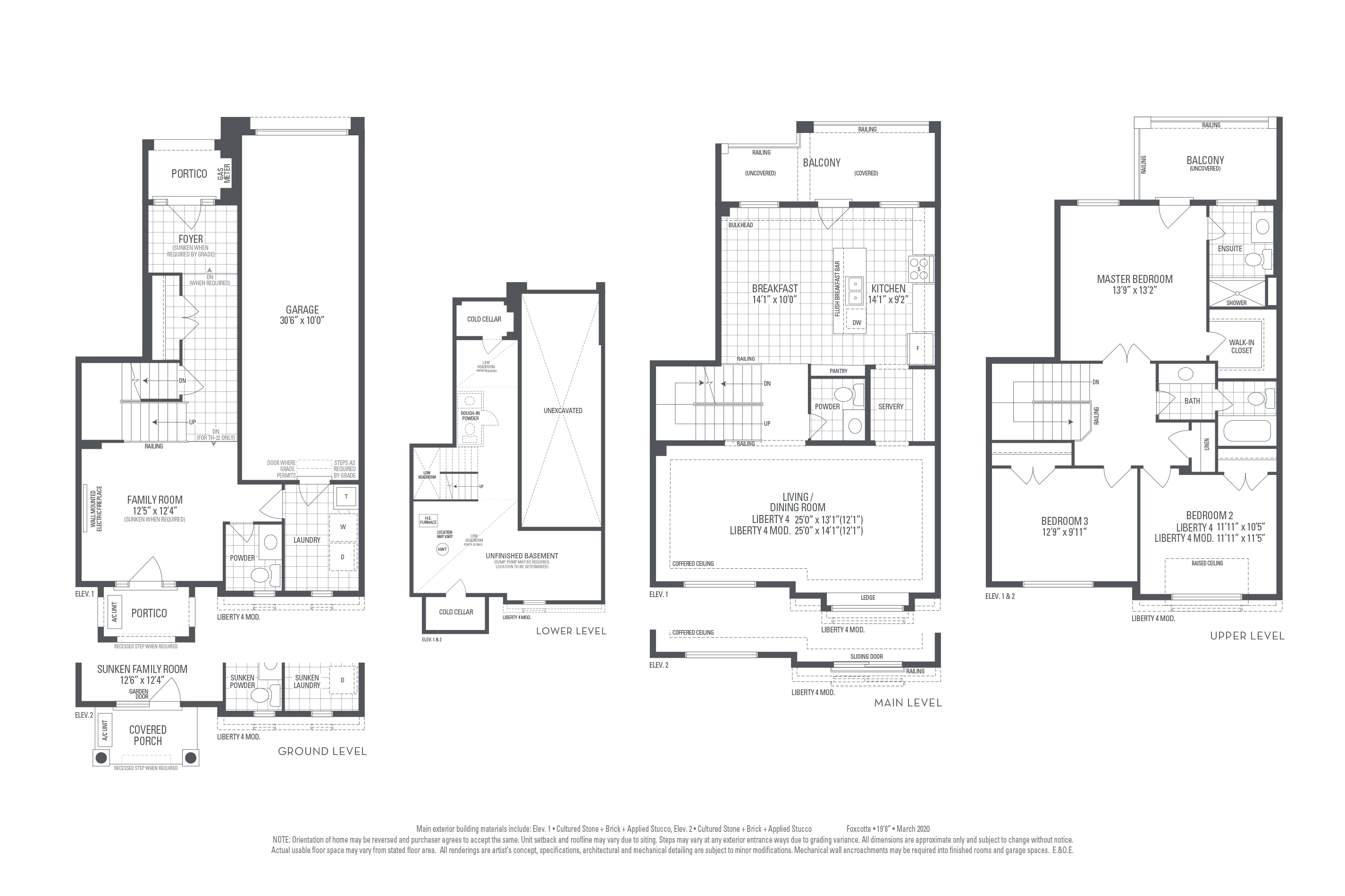 Liberty 04 Elev. 1 MOD Floorplan