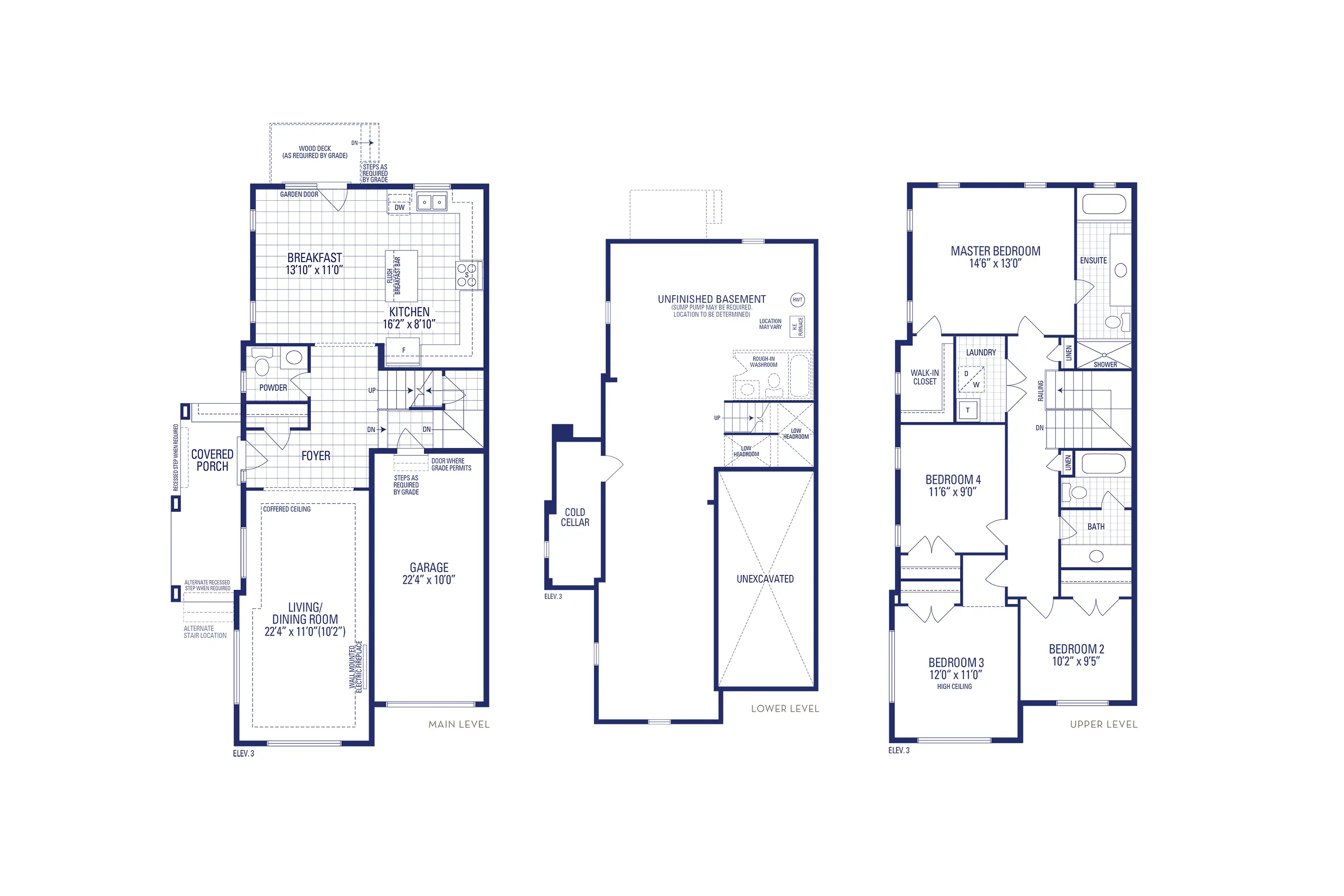 Lotus 12 Elev. 3 Floorplan