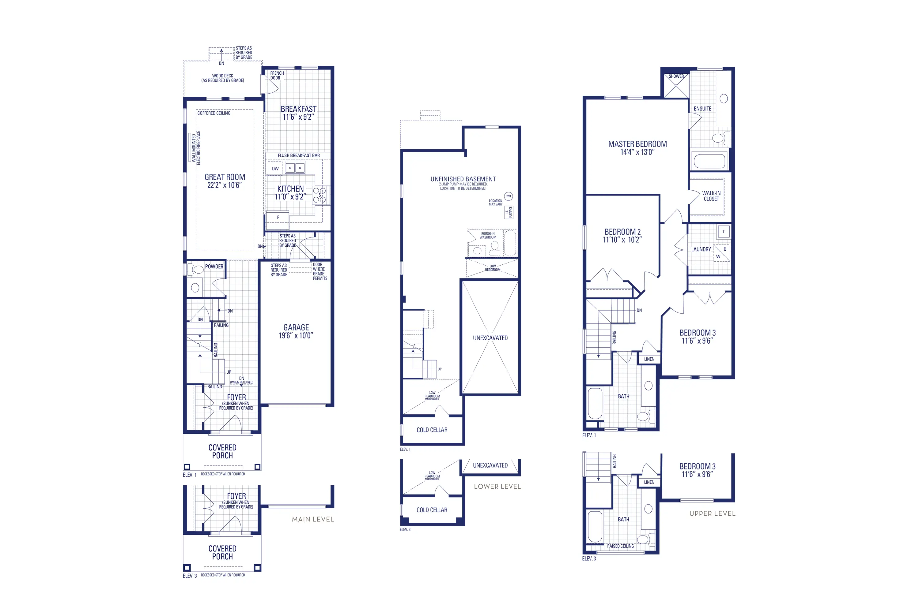 Lotus 1A Elev. 3 Floorplan