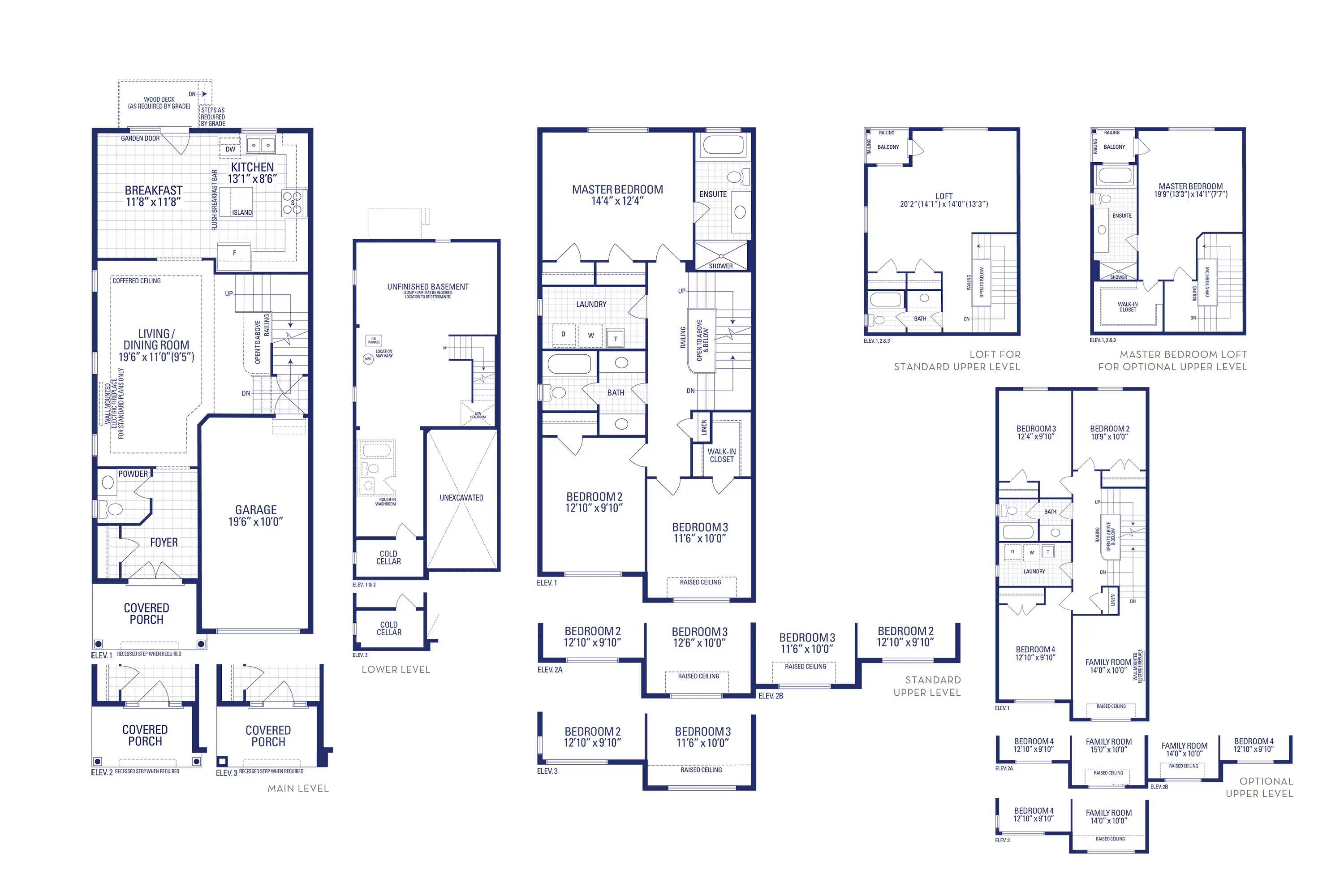 Lotus 4 Elev. 1 Floorplan