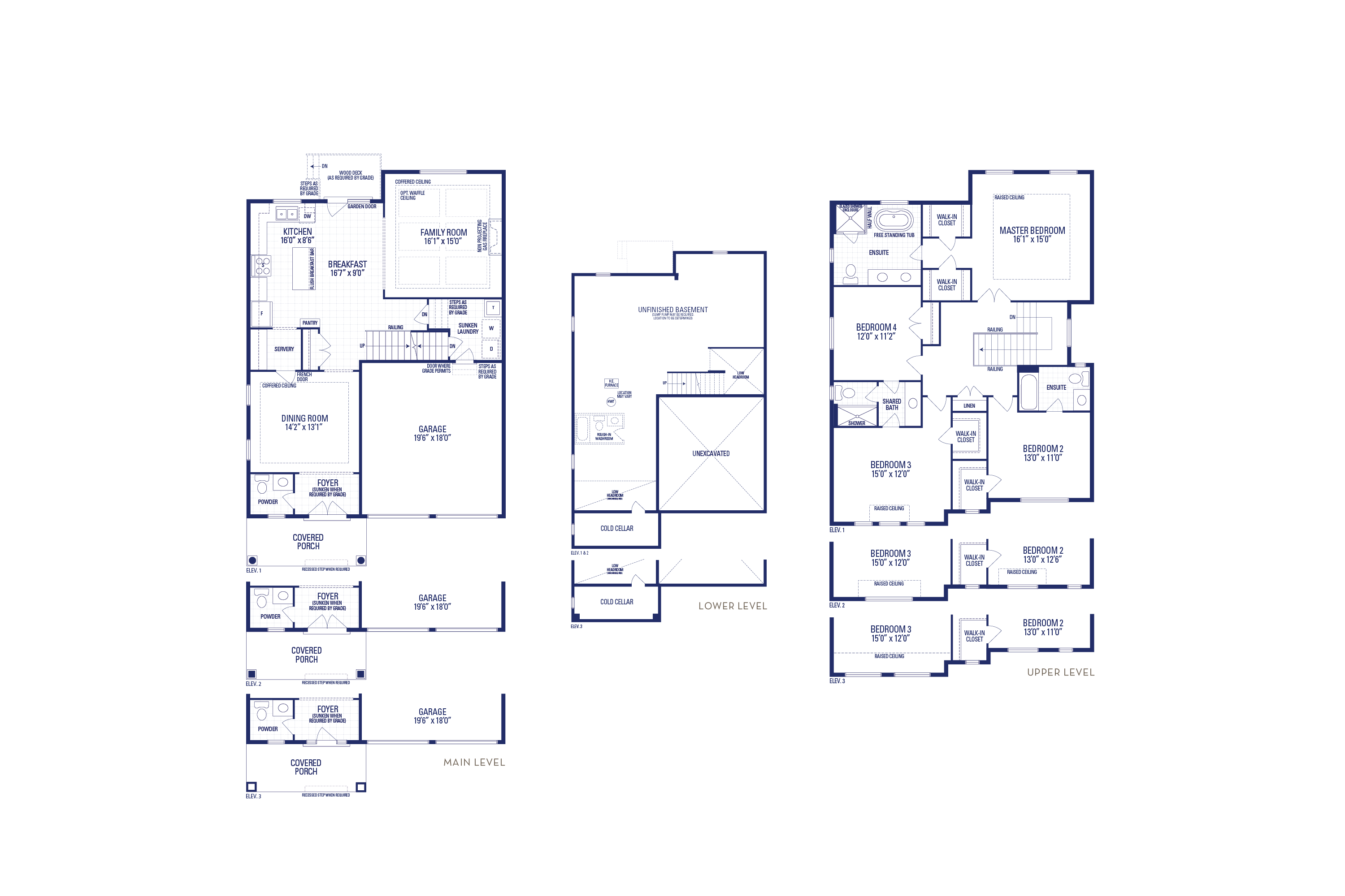 Marquis 1 Elev. 3 Floorplan