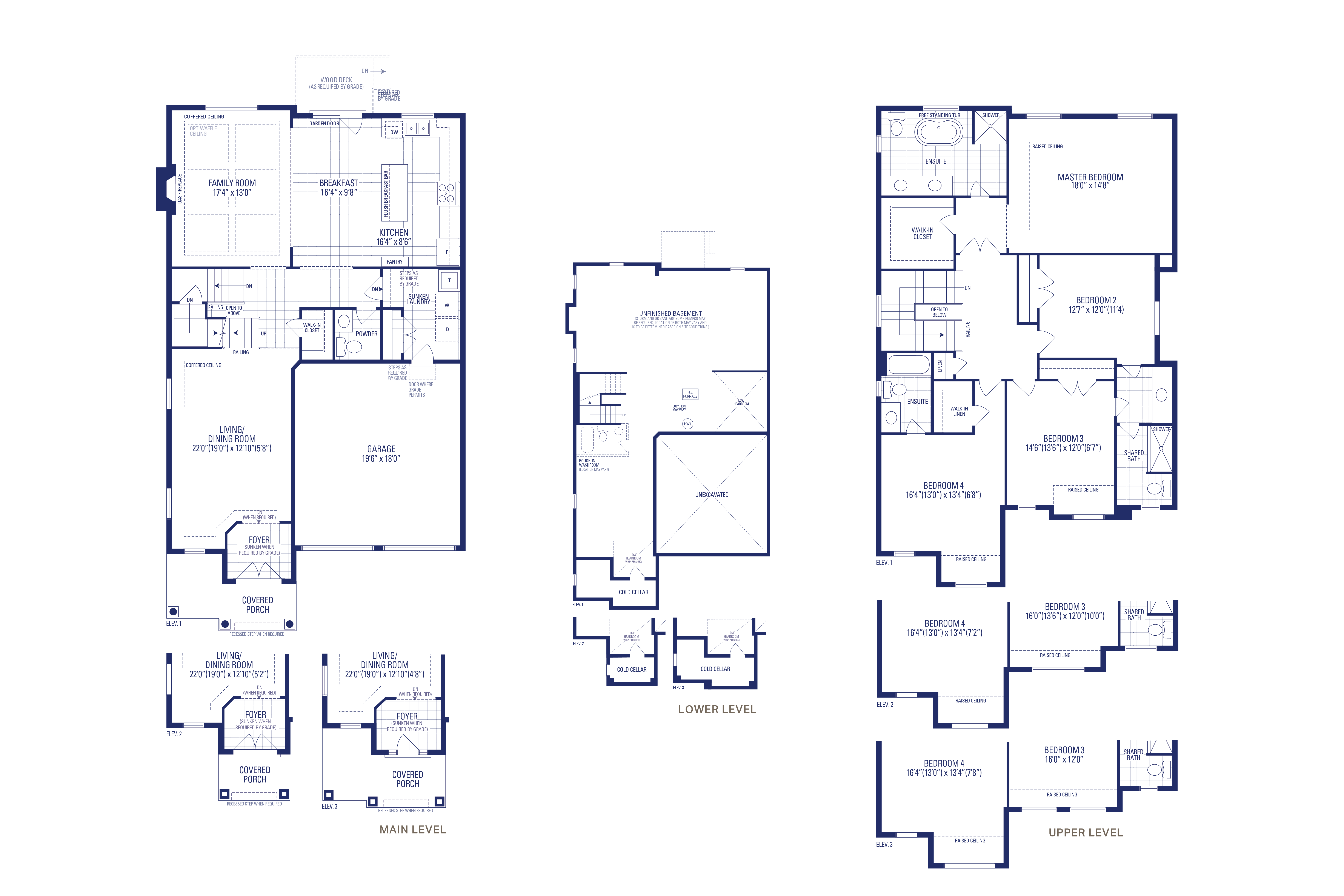 Monaco 2 Elev. 1 Floorplan