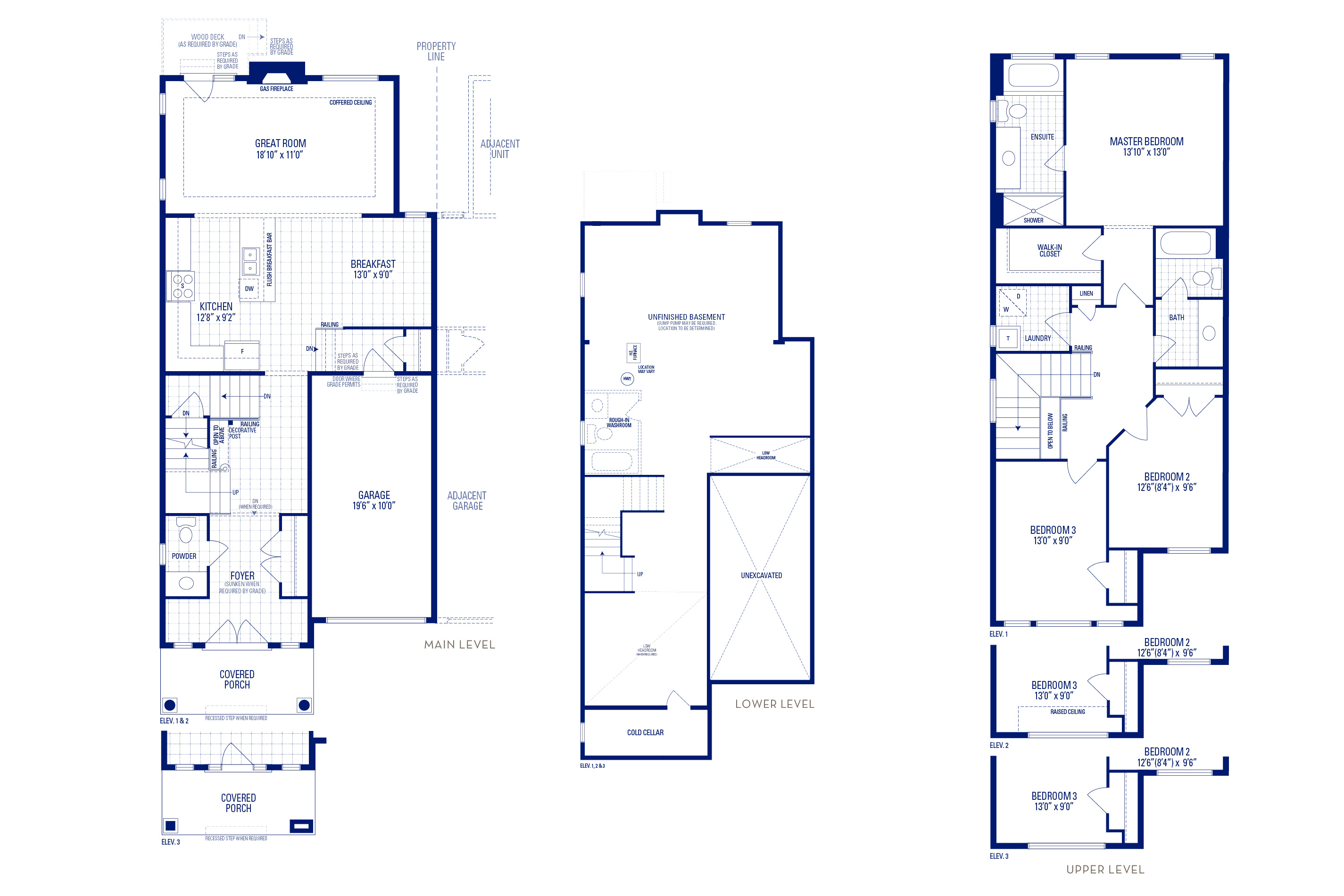 Newberry 1 Elev. 3 Floorplan