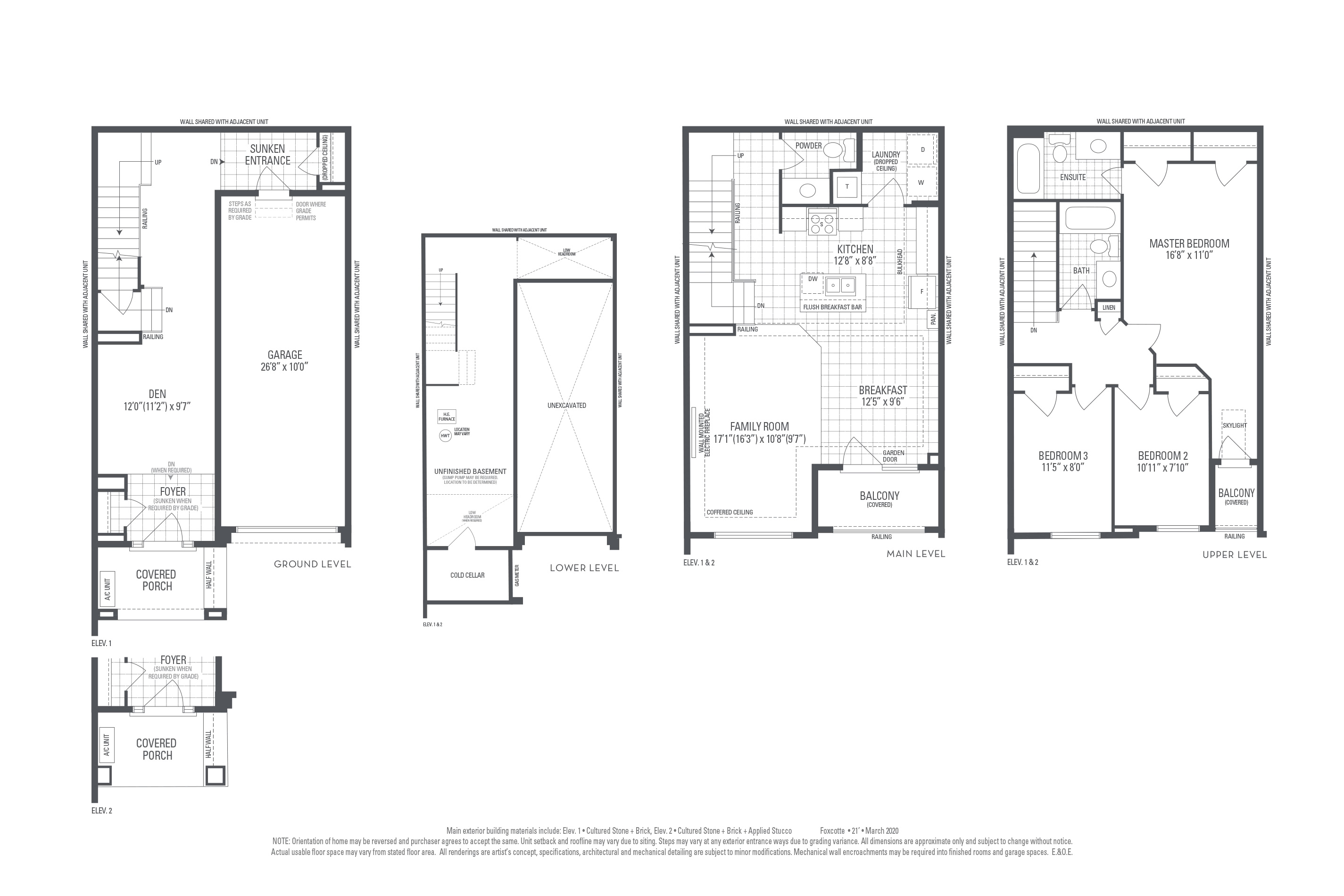 Oakley 01 Elev. 2 Floorplan