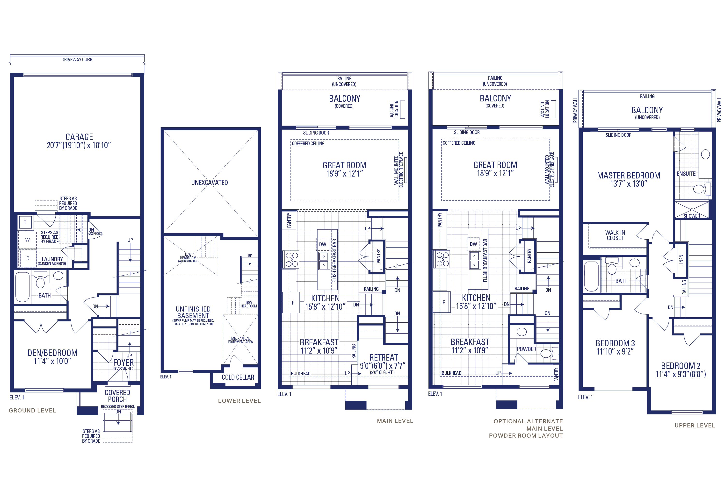Pearl 1 Elev. 1 Floorplan