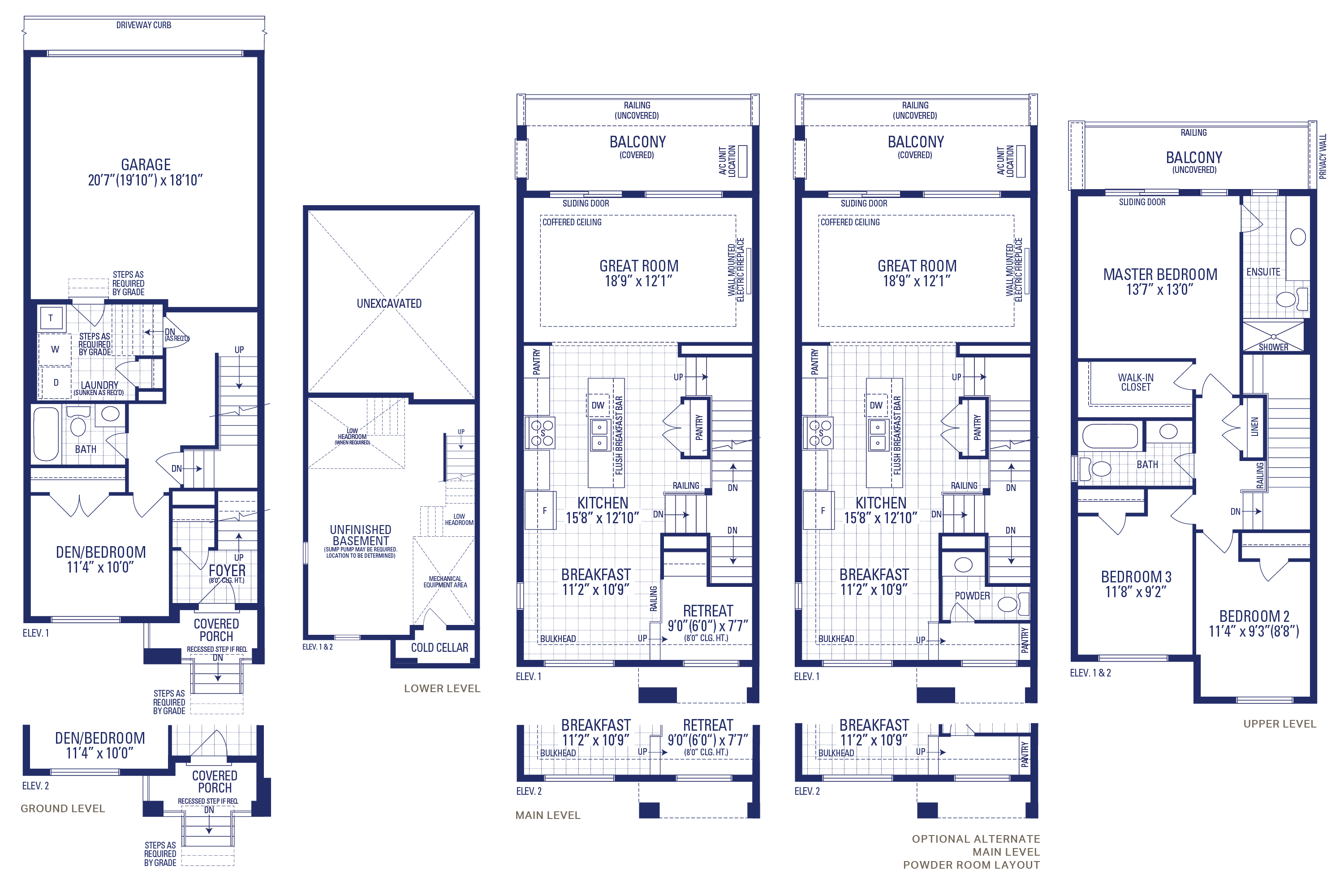 Pearl 1E Elev. 2 Floorplan
