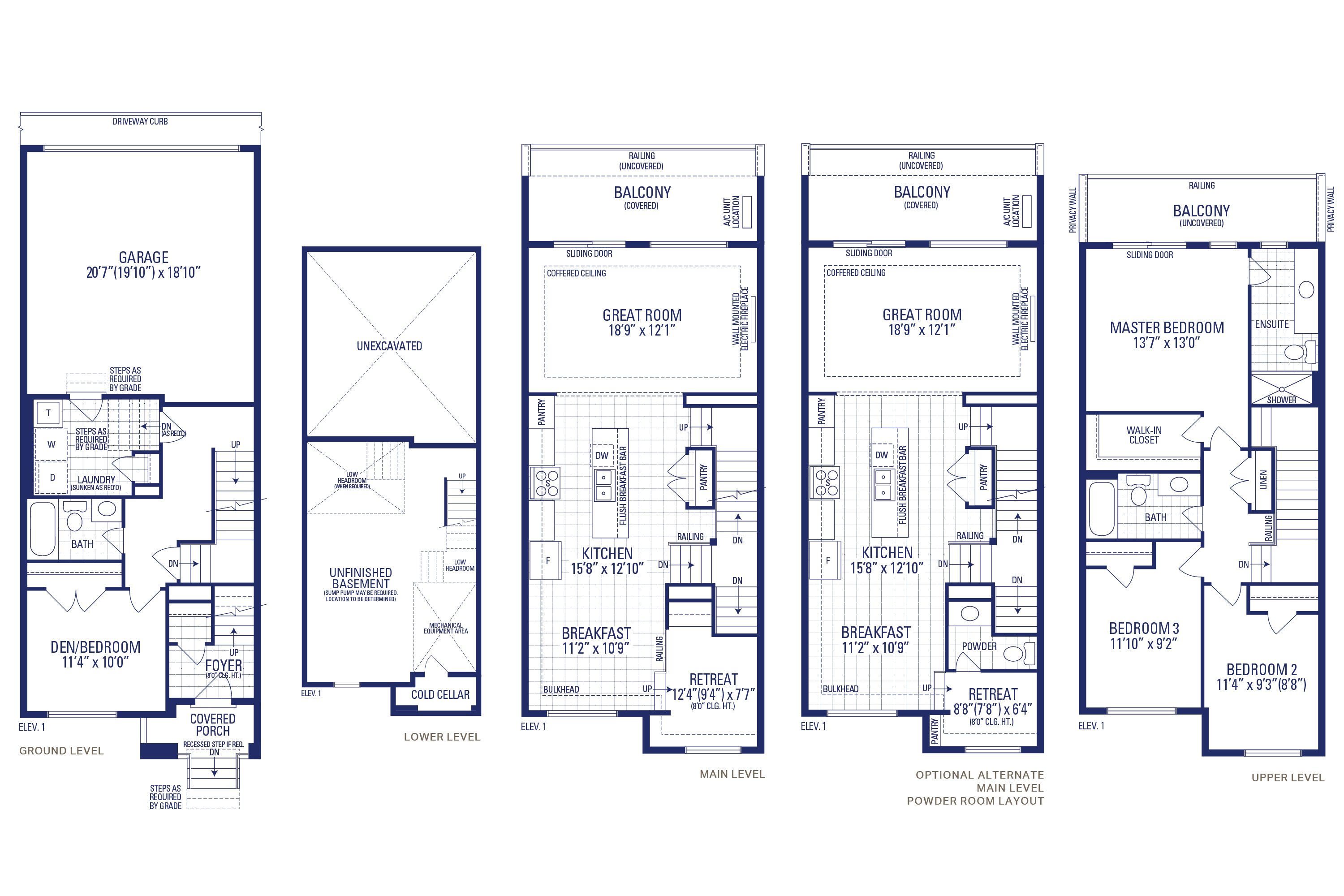 Pearl 2 Elev. 1 Floorplan