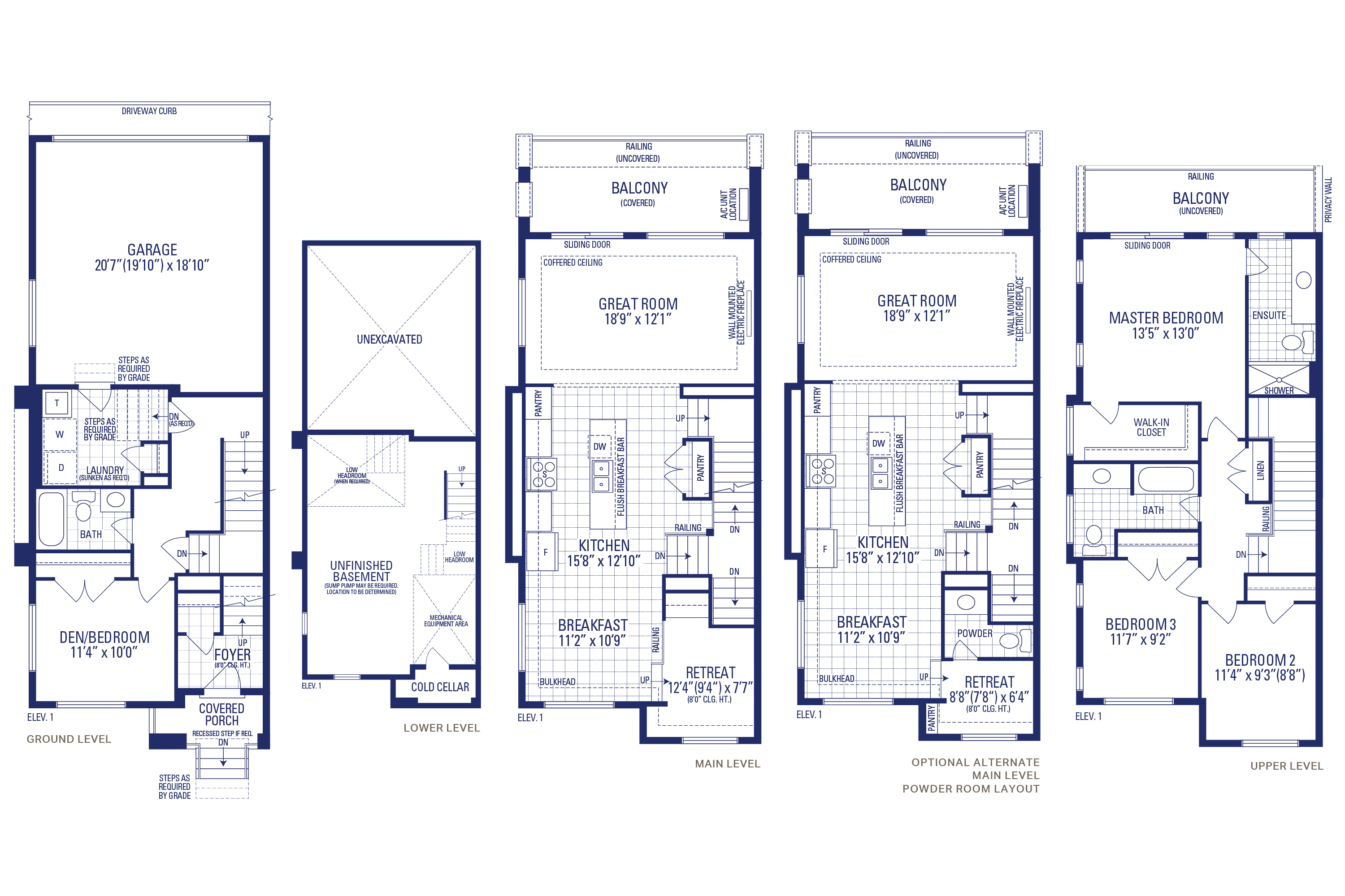 Pearl 20 Elev. 1 Floorplan
