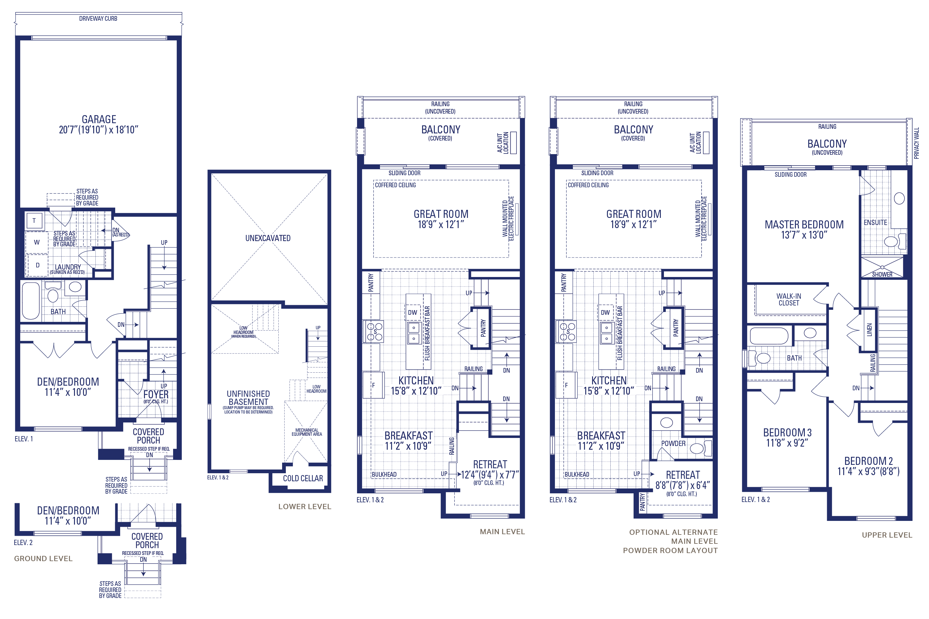 Pearl 2E Elev. 1 Floorplan