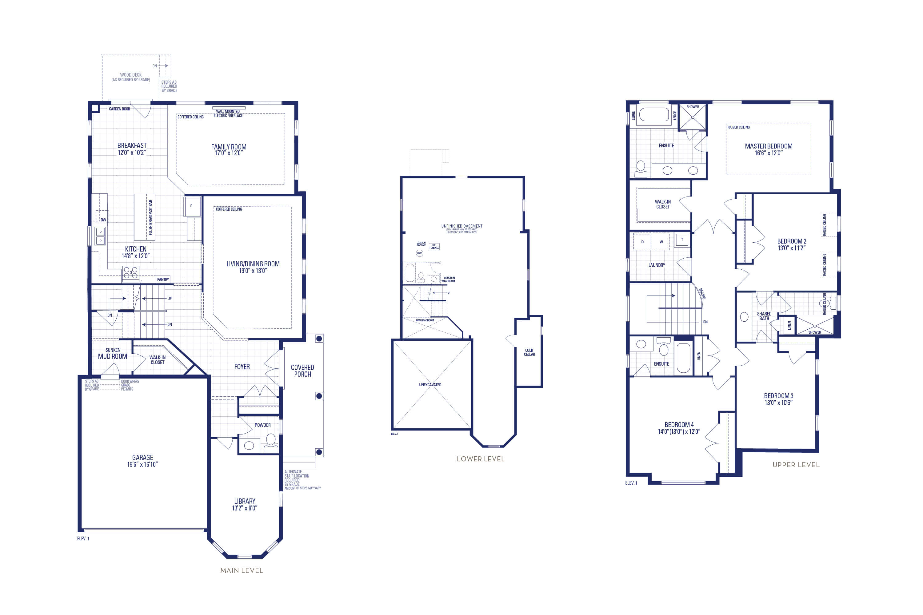 Preston 12 Elev. 1 Floorplan