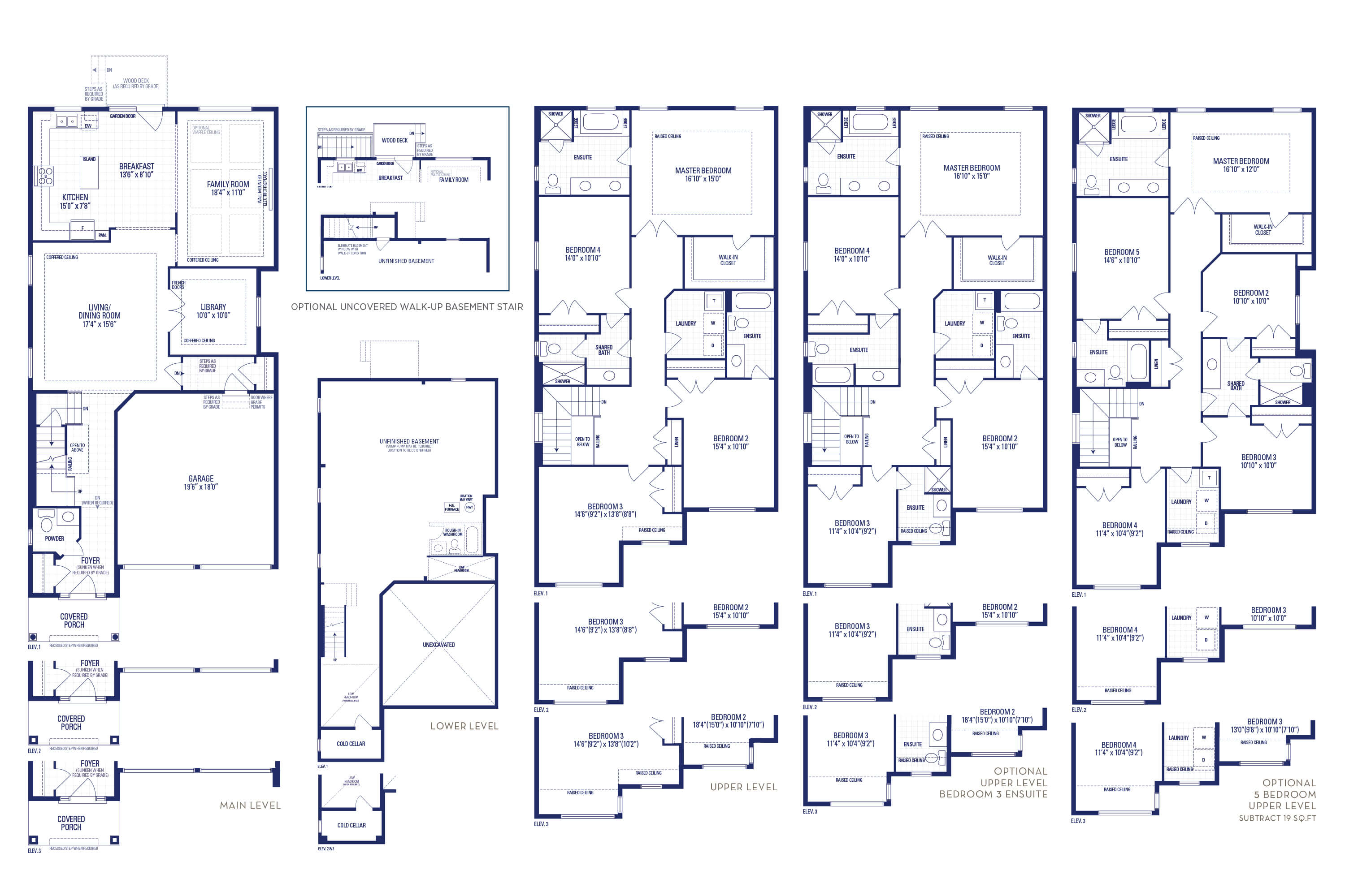 Preston 4 Elev. 3 Floorplan