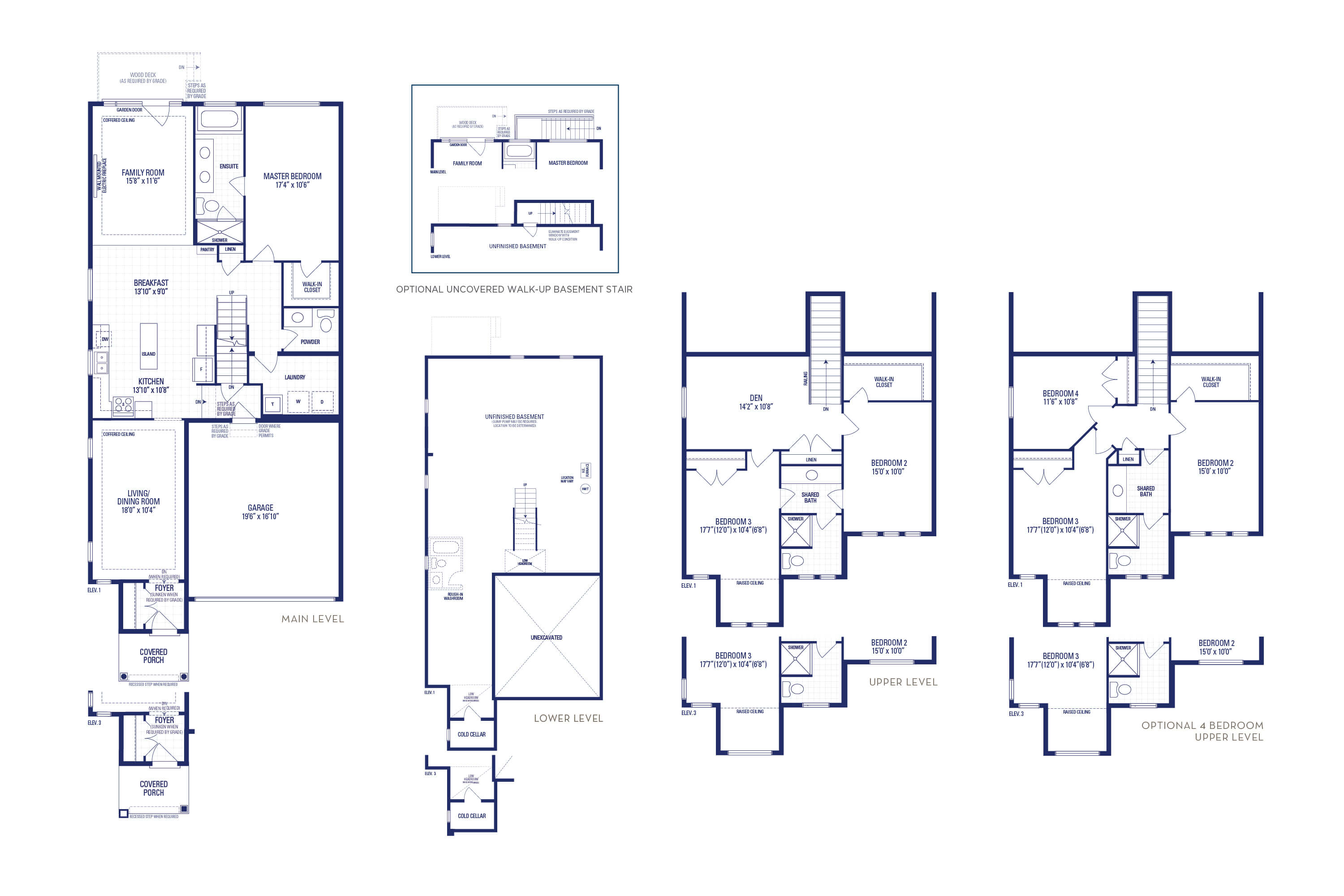 Preston 7 Elev. 1 Floorplan