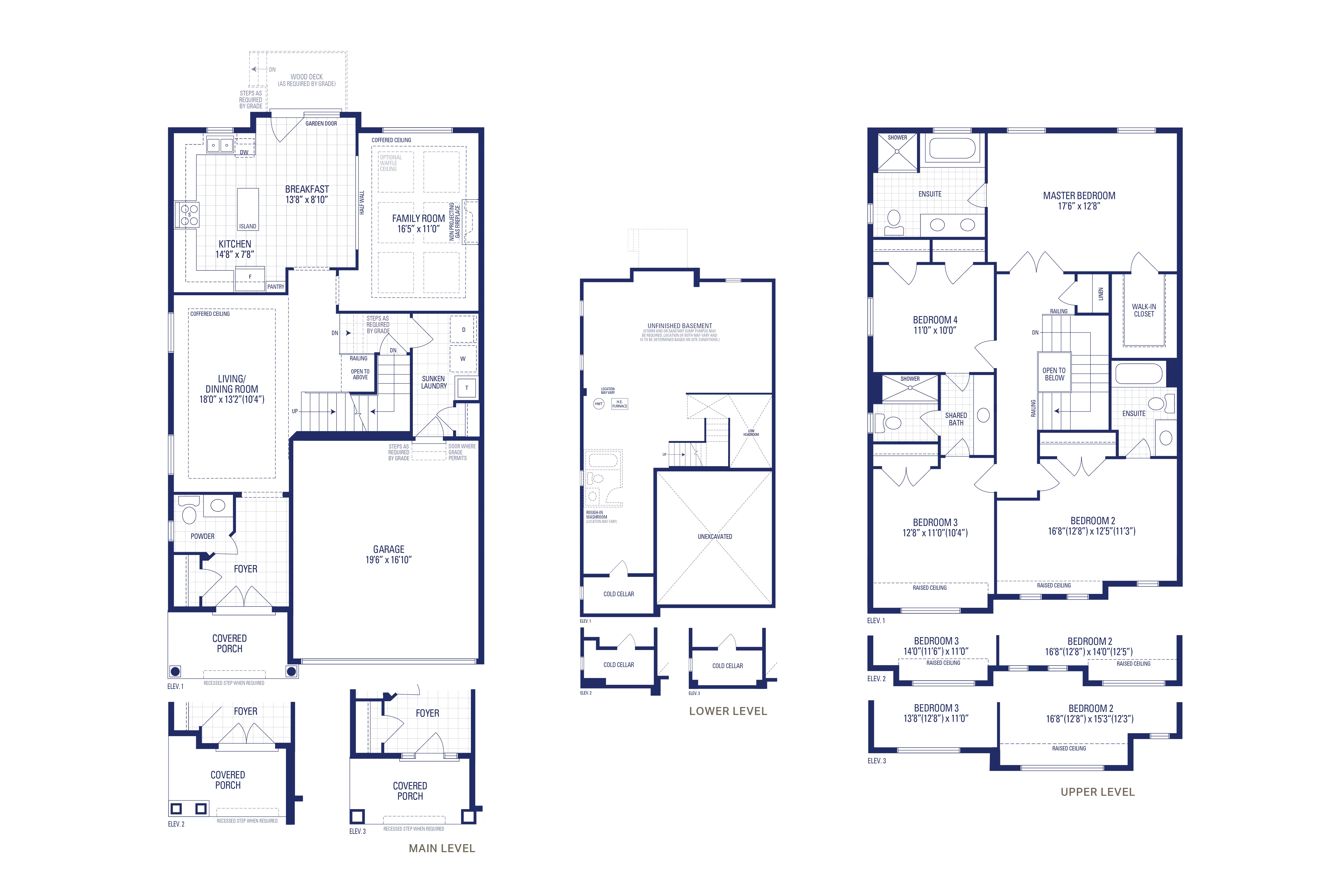 Seville 1 Elev. 3 Floorplan