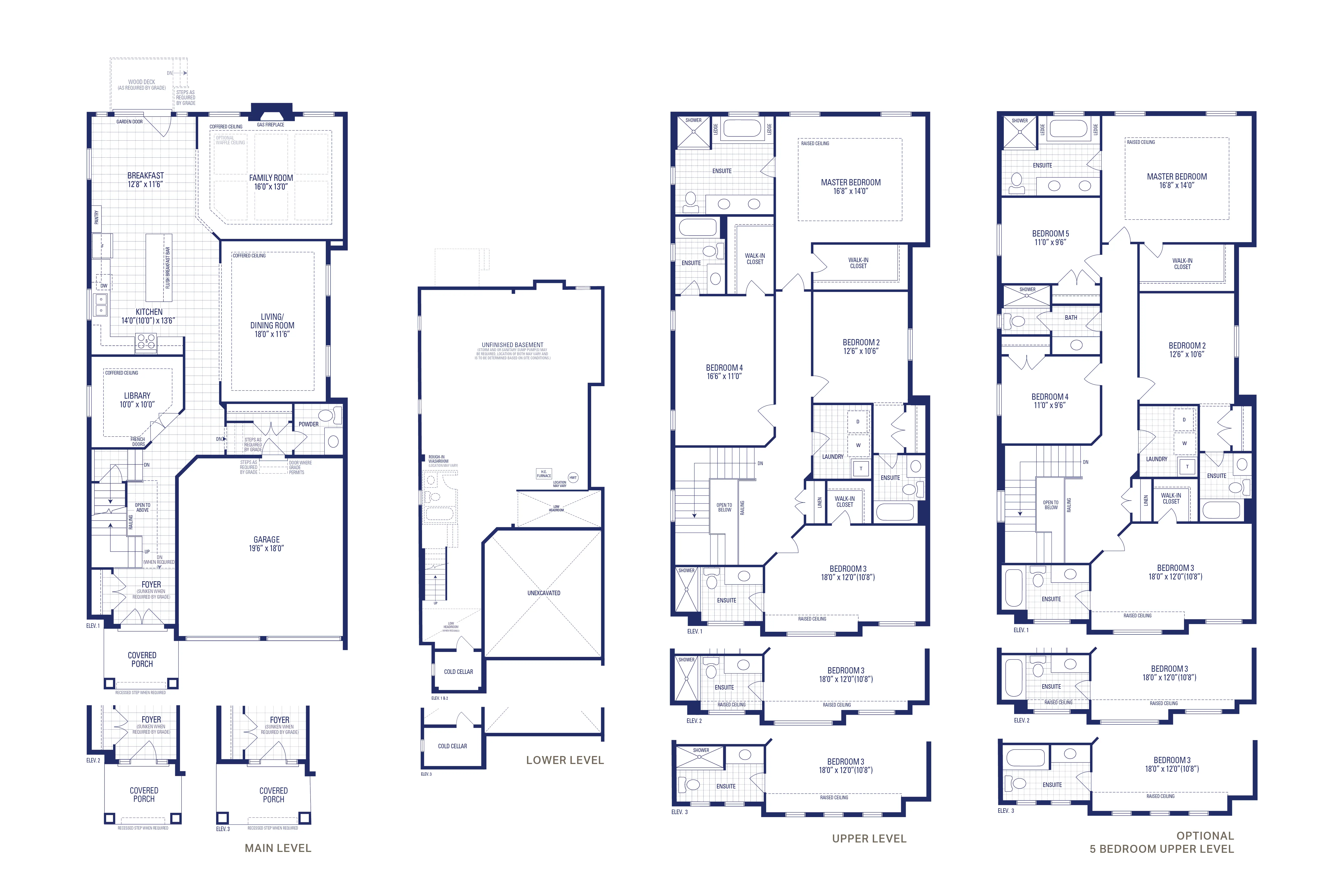 Seville 4 Elev. 1 Floorplan