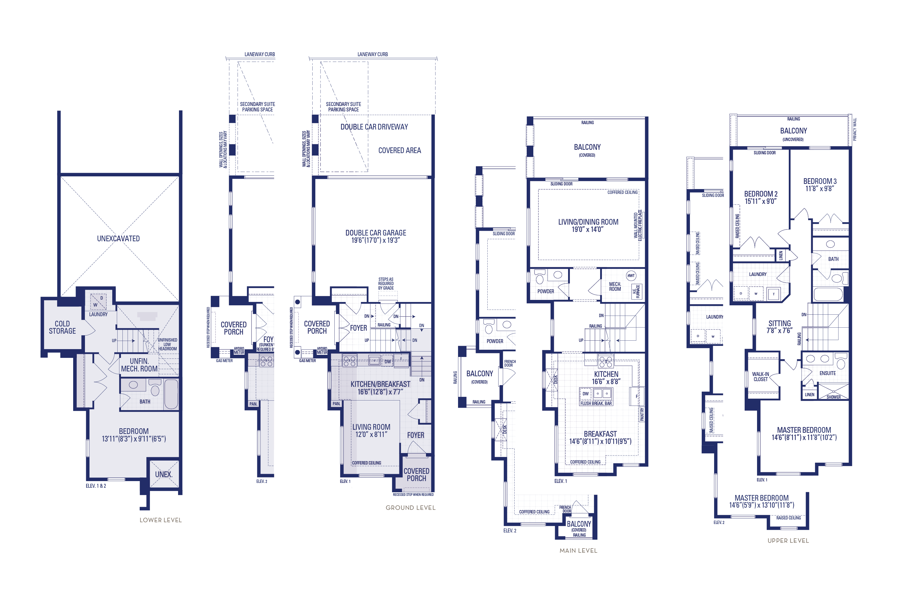 Siena 20A Elev. 1 Floorplan