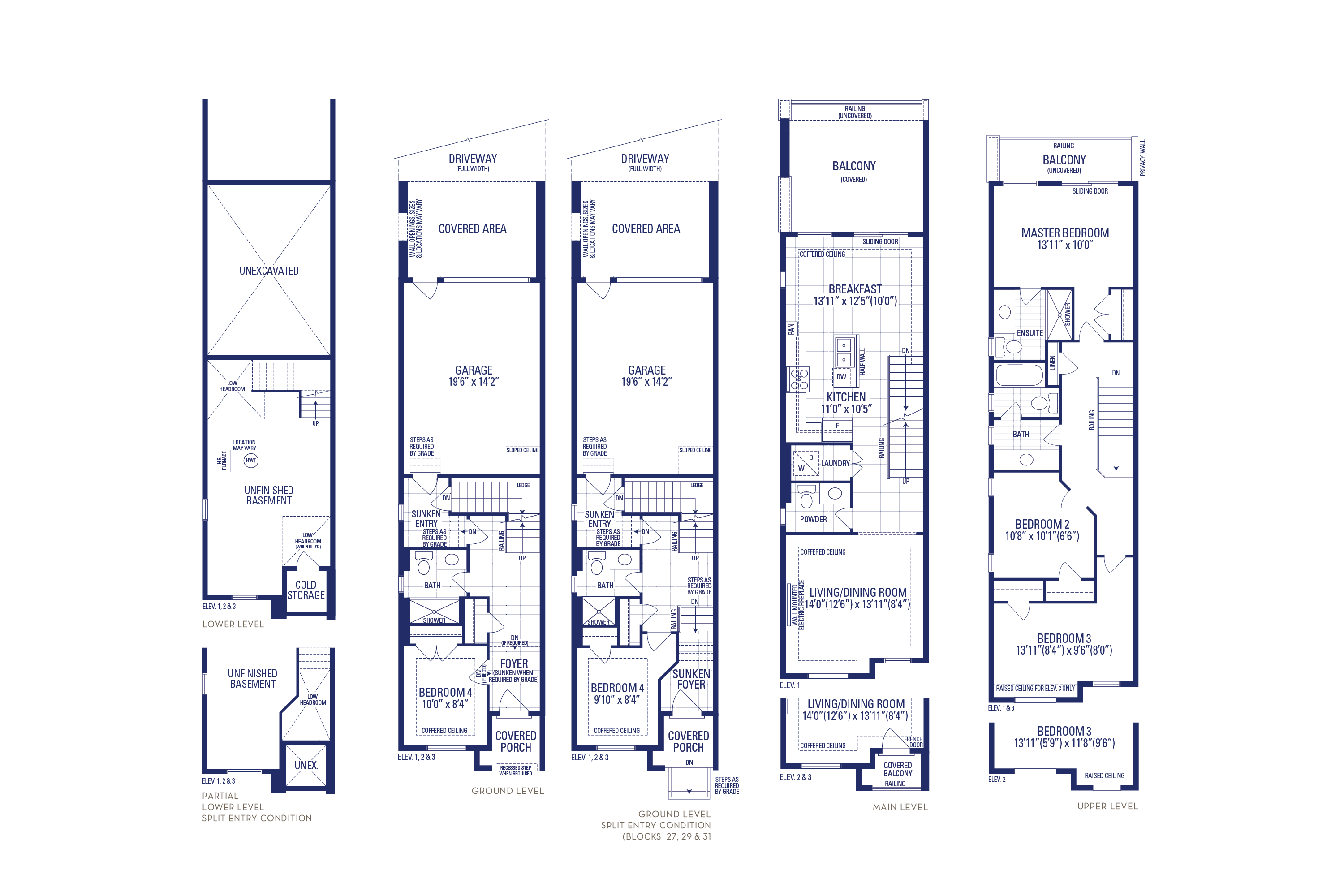Siena 2E Elev. 3 Floorplan