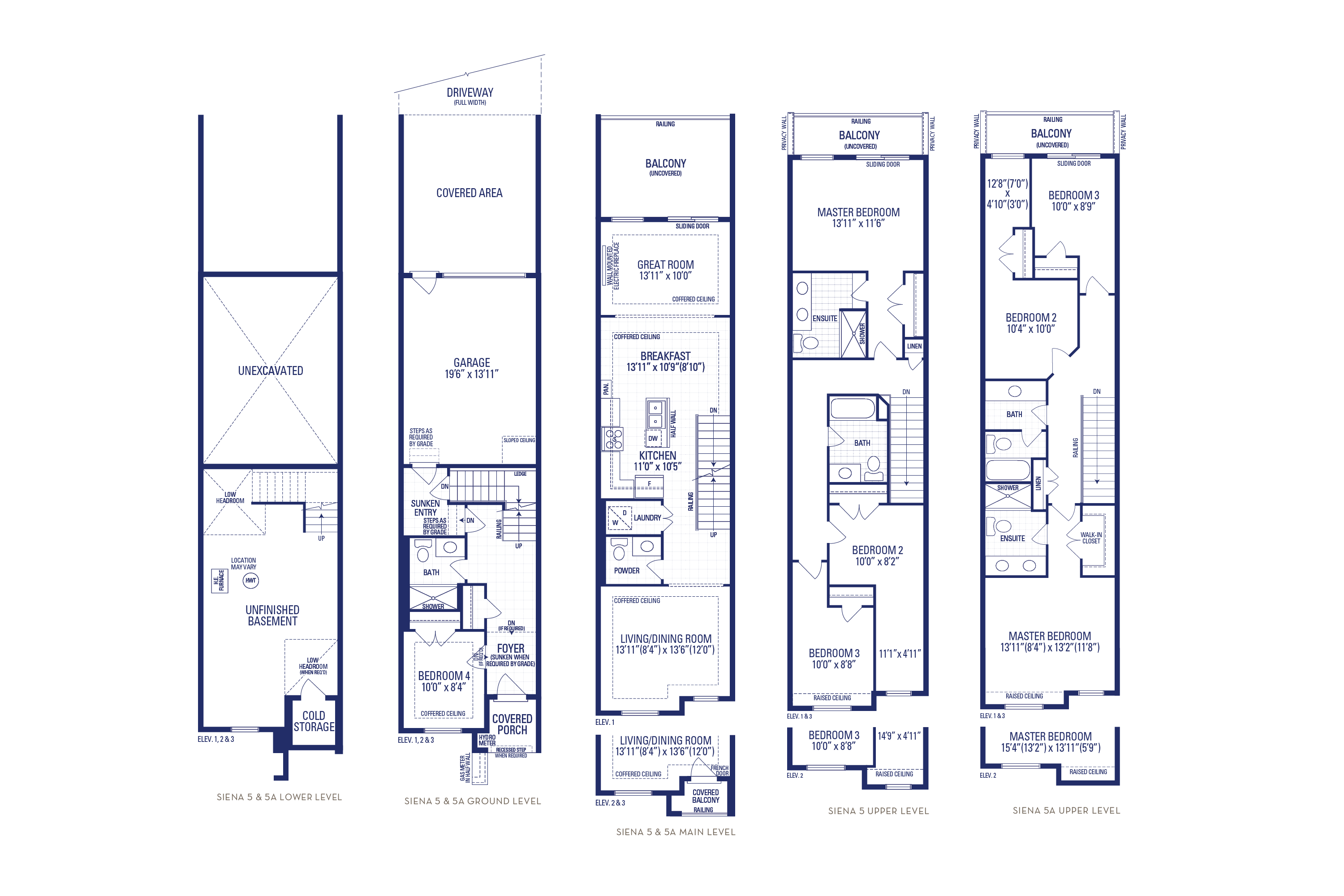 Siena 5A Elev. 2 Floorplan