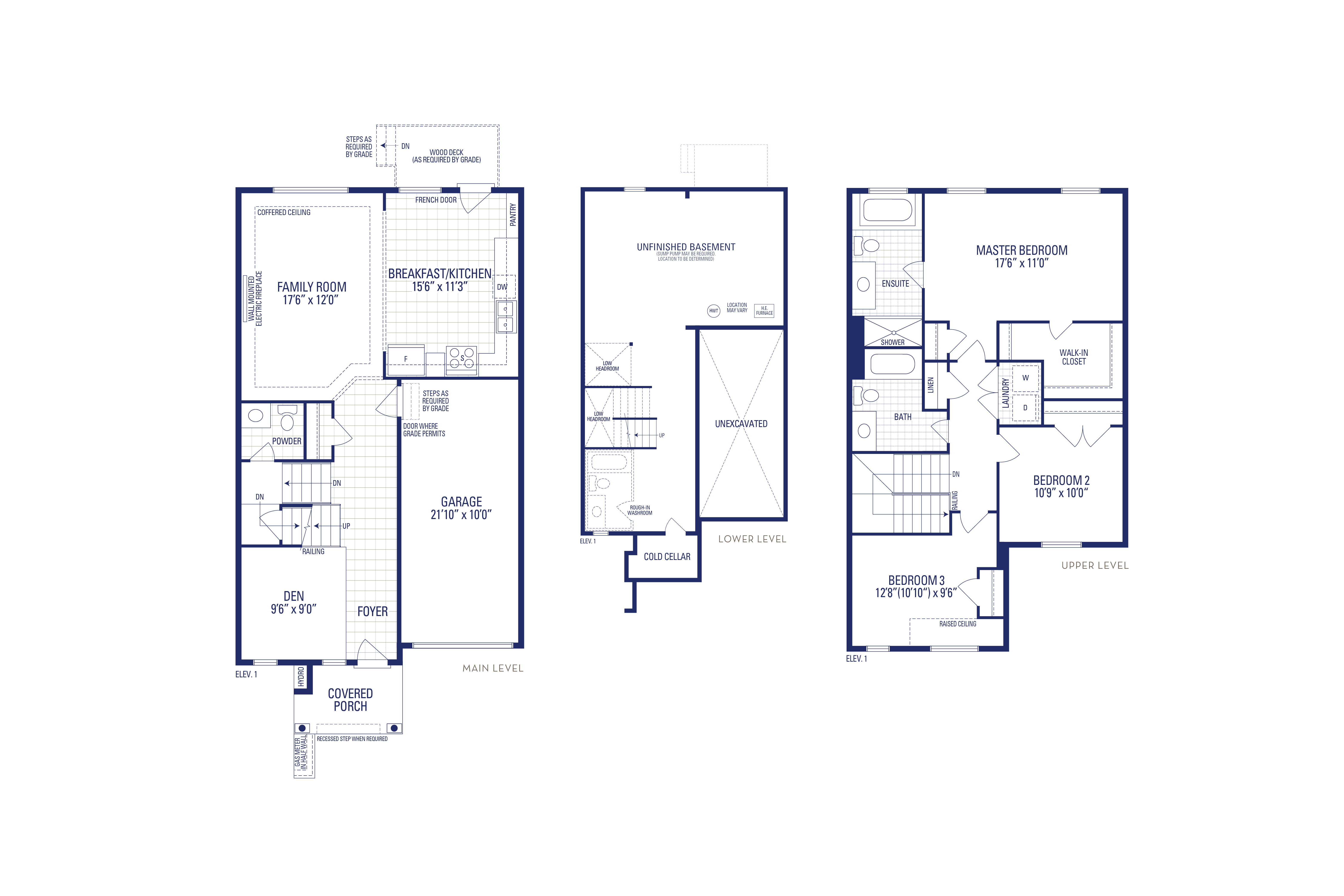 Sierra 1A Elev. 1 Floorplan
