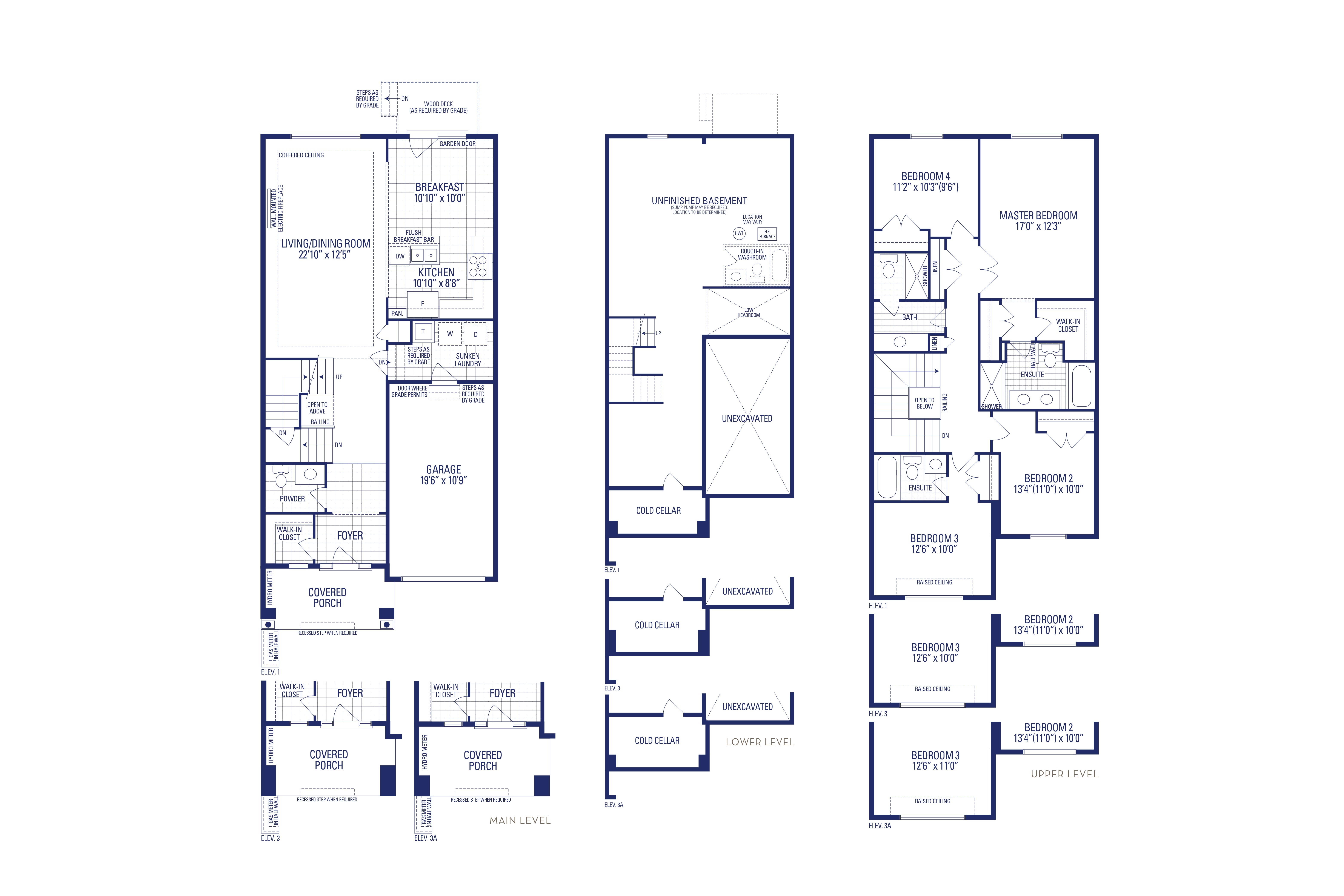 Sierra 3 Elev. 1 Floorplan