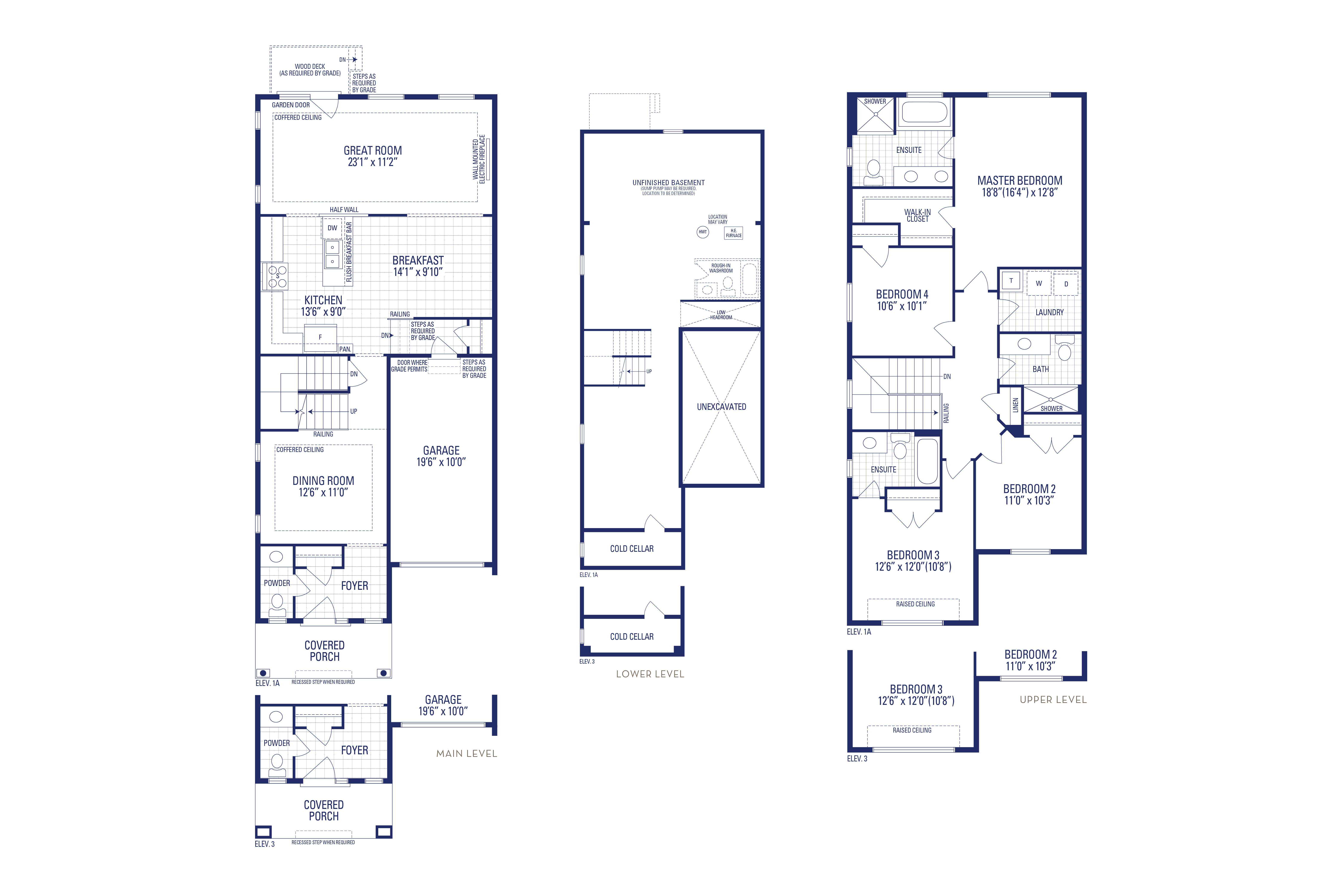 Sierra 6A Elev. 1A Floorplan