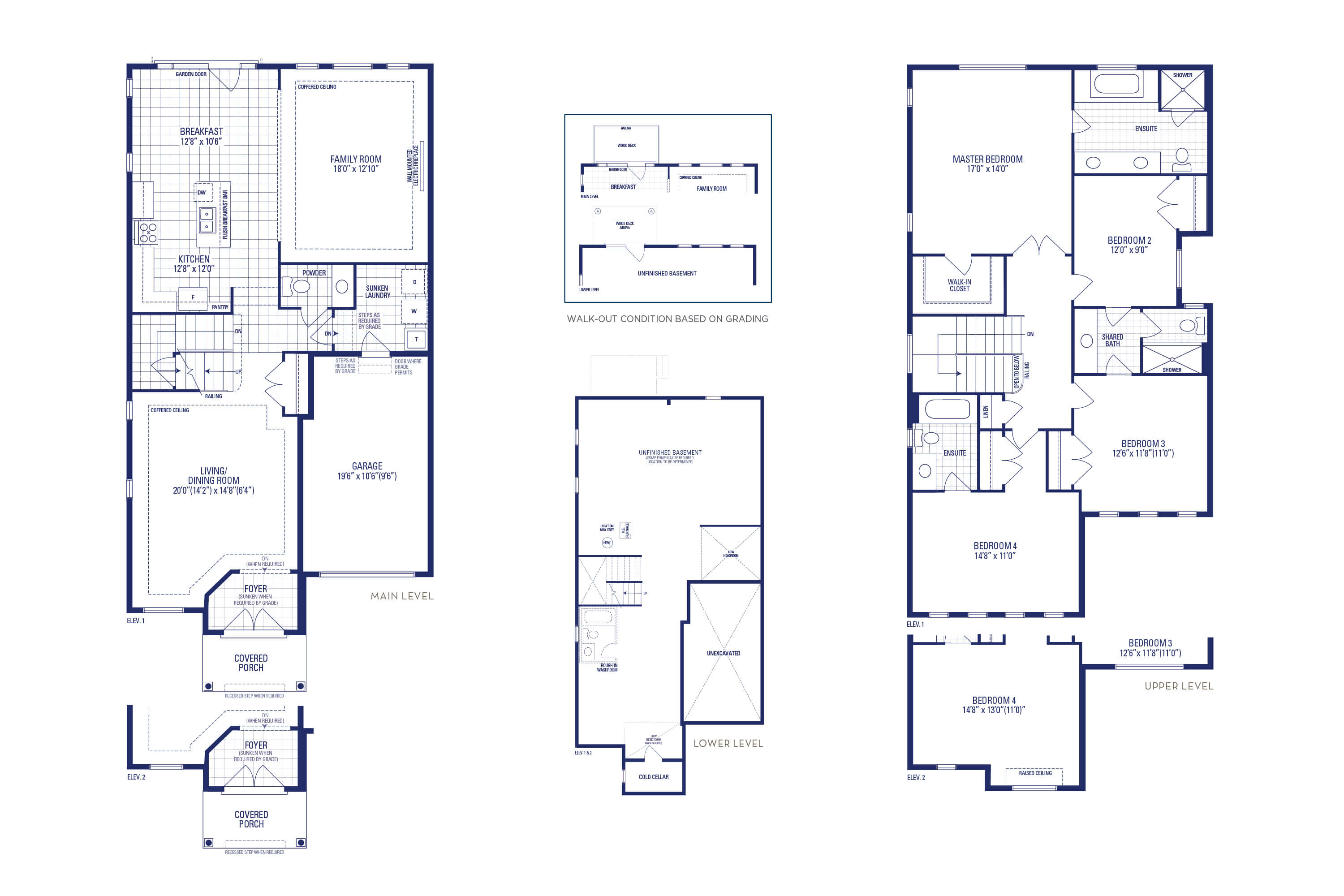 Willowglen 1 Elev. 1 Floorplan